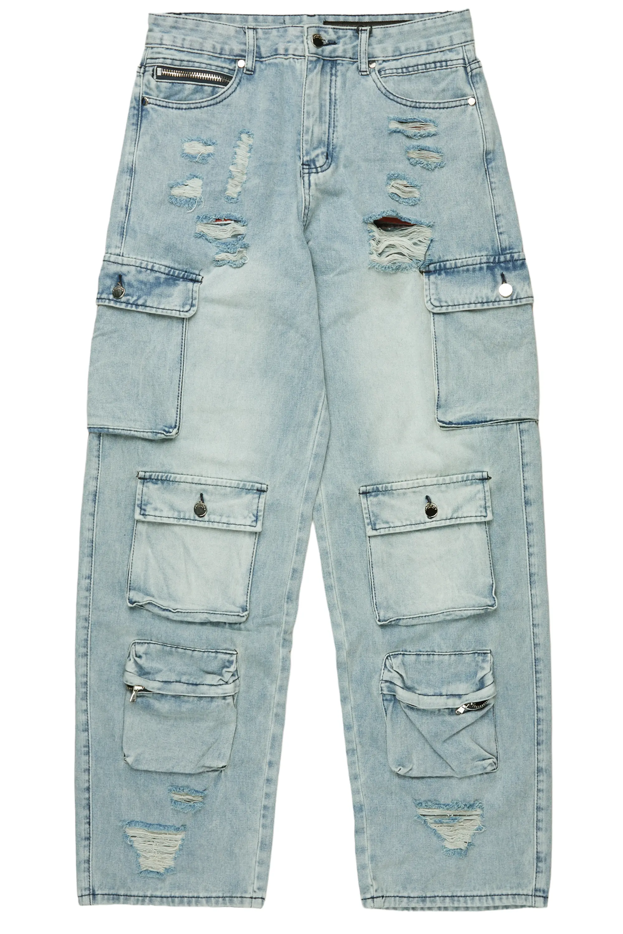 Kostini Light Blue Baggy Fit Jean - Image 2