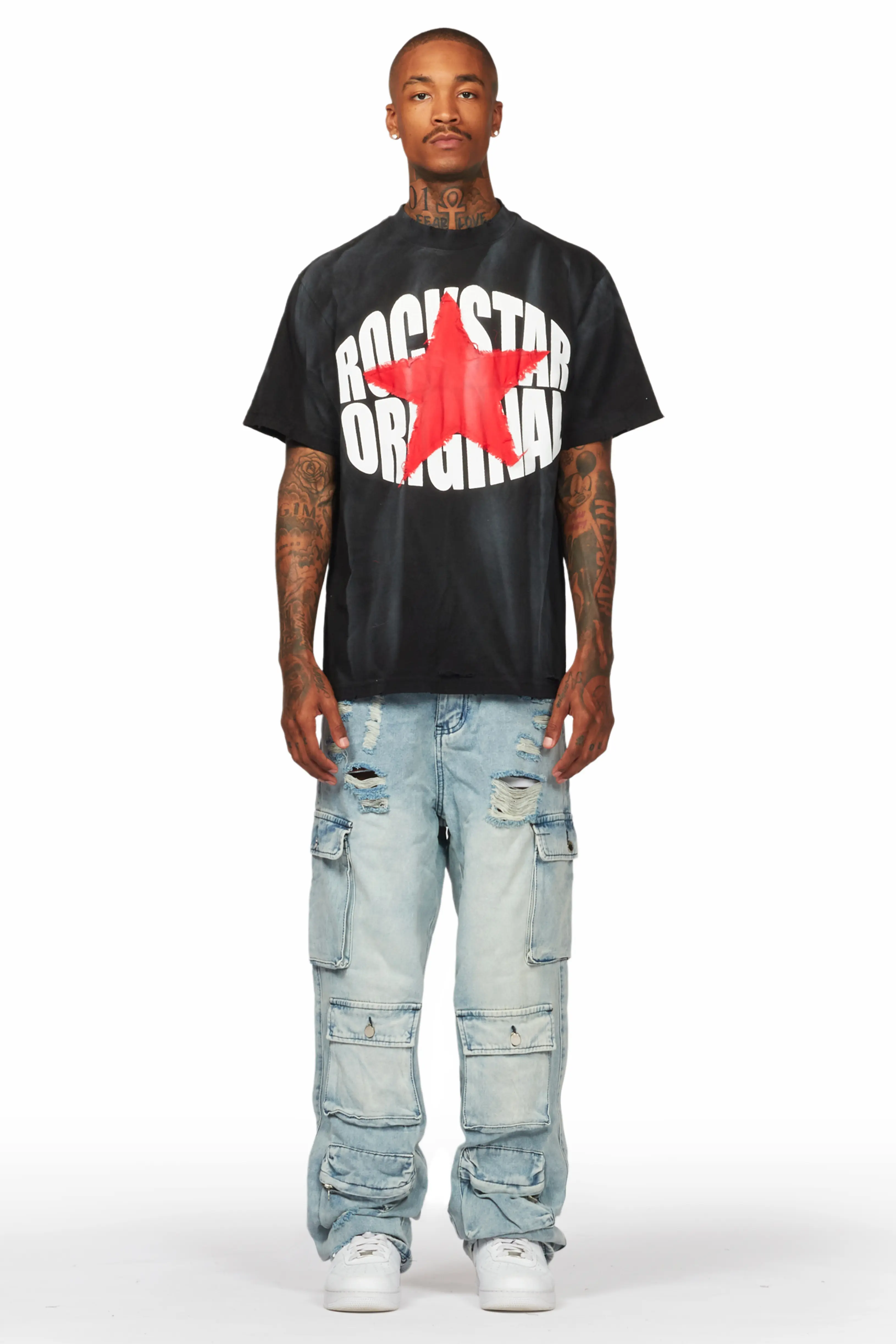 Kostini Light Blue Baggy Fit Jean - Image 3