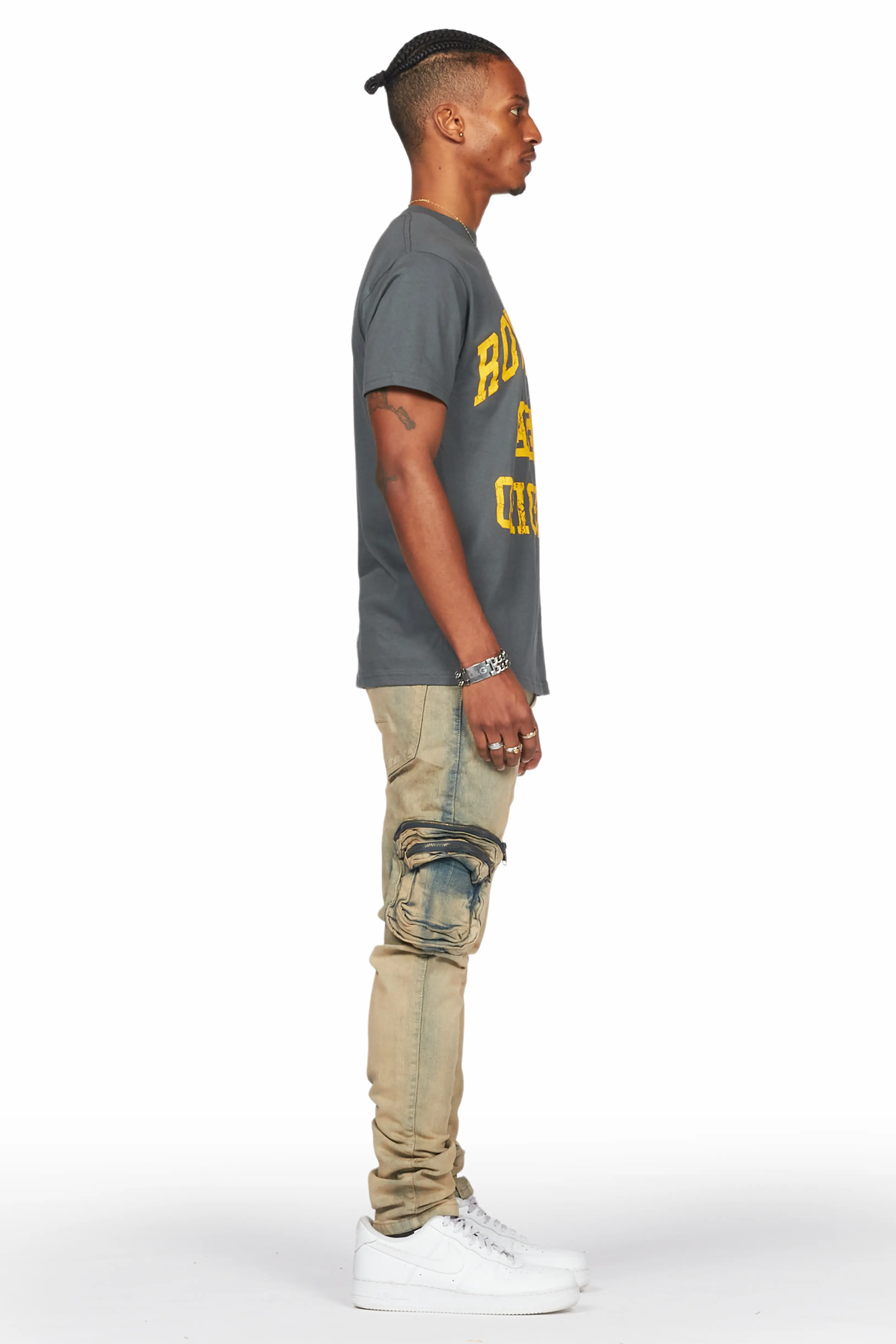 Falan Tint Skinny Fit Cargo Jean - Image 5