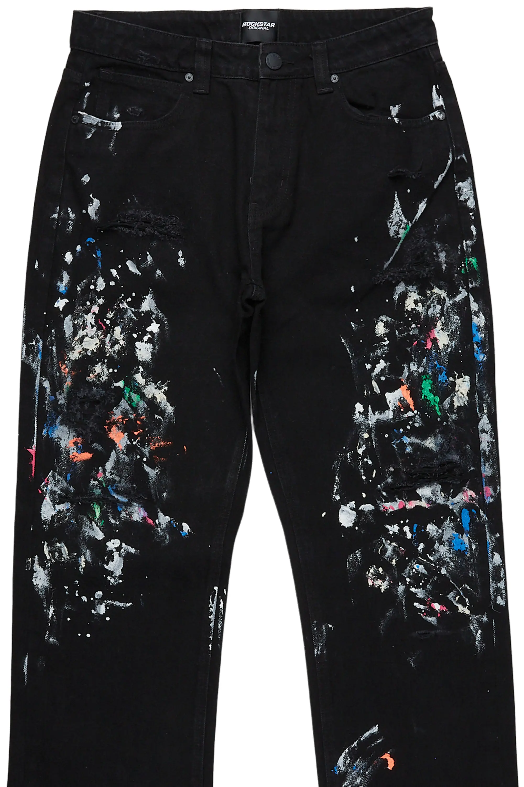 Zasha Black Painter Baggy Jean - Image 9