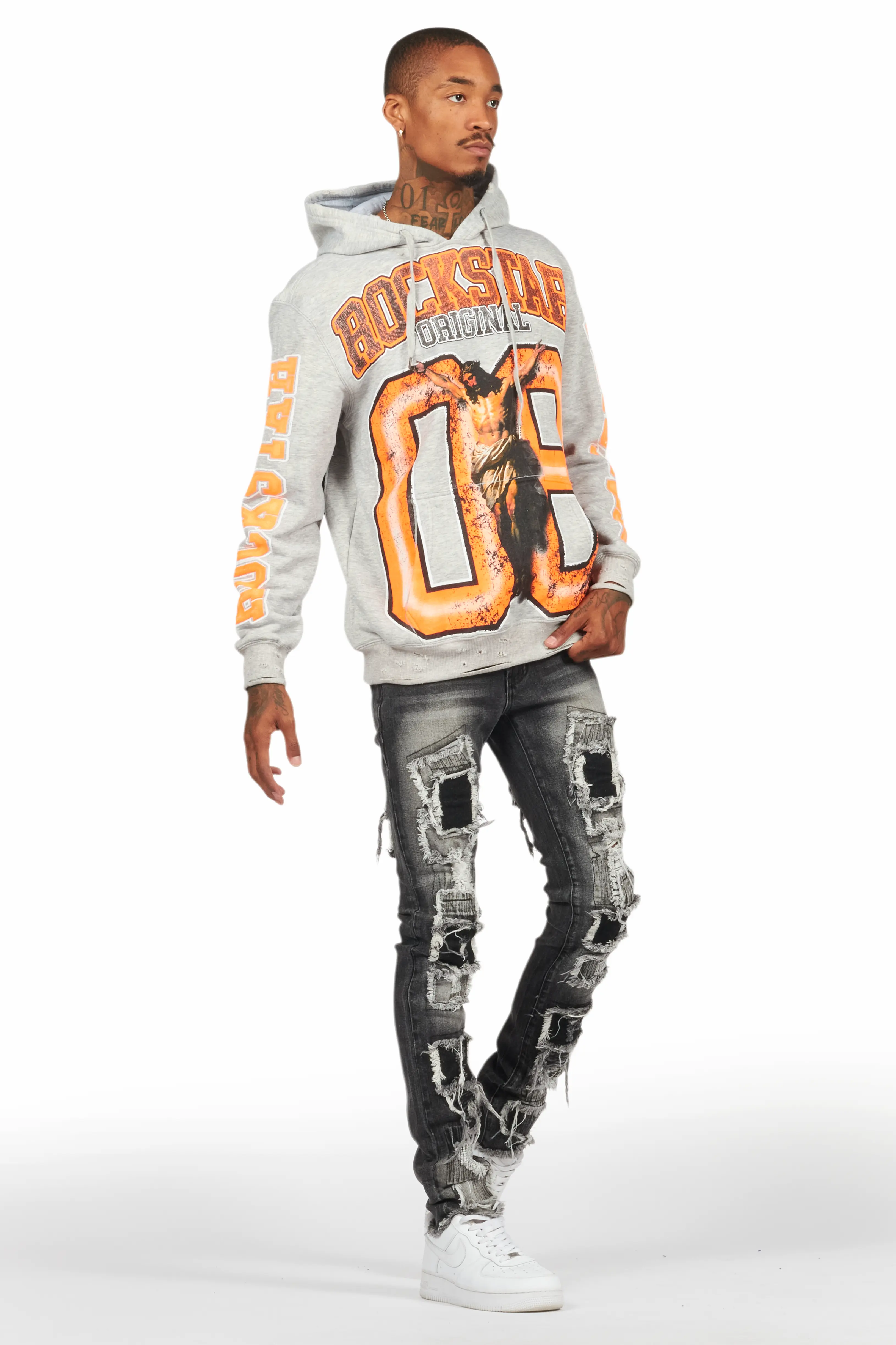 Camden Grey Slim Fit Jean - Image 7