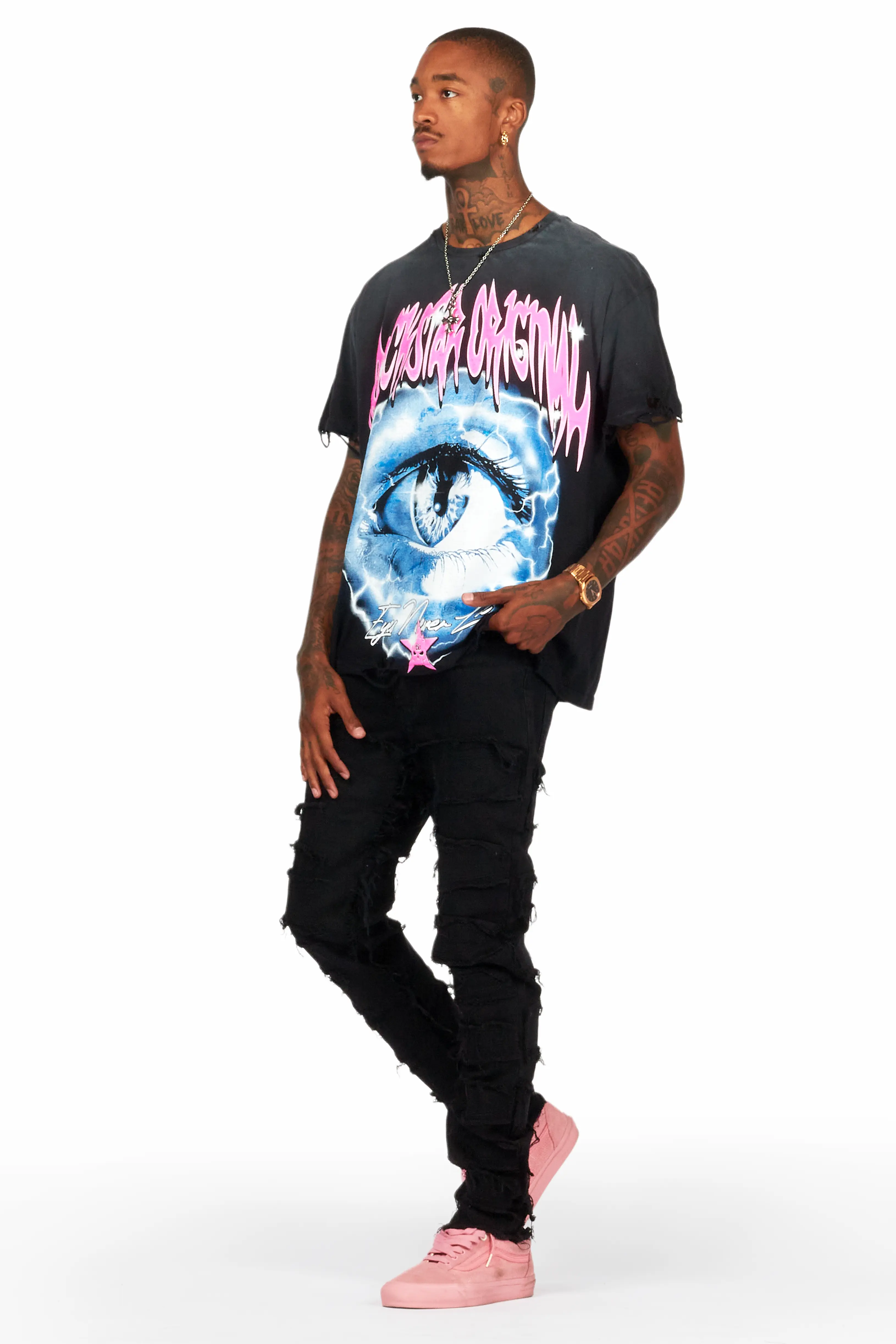 Shake Black Slim Fit Jean - Image 6