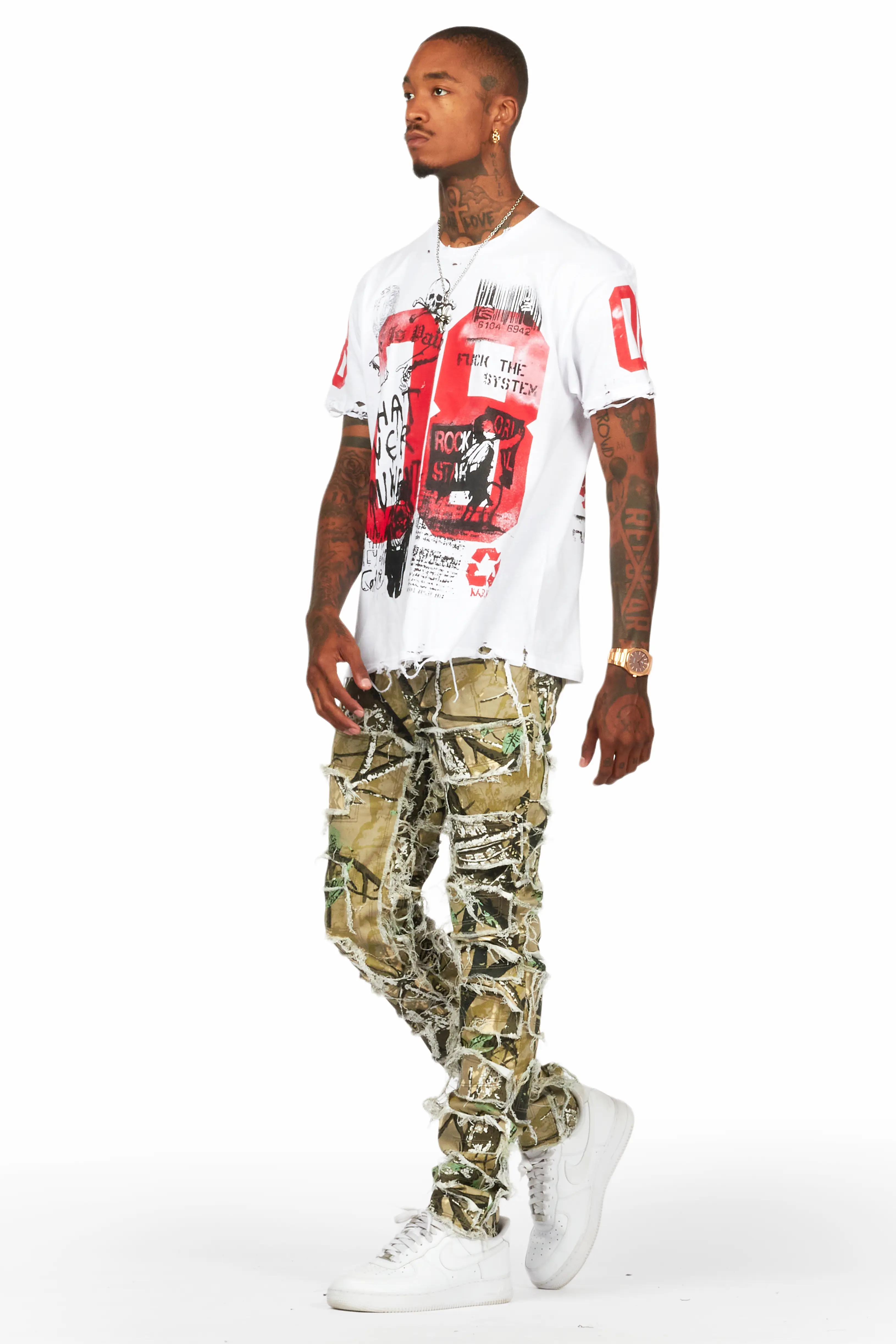 Shake Tree Camo Slim Fit Jean - Image 6