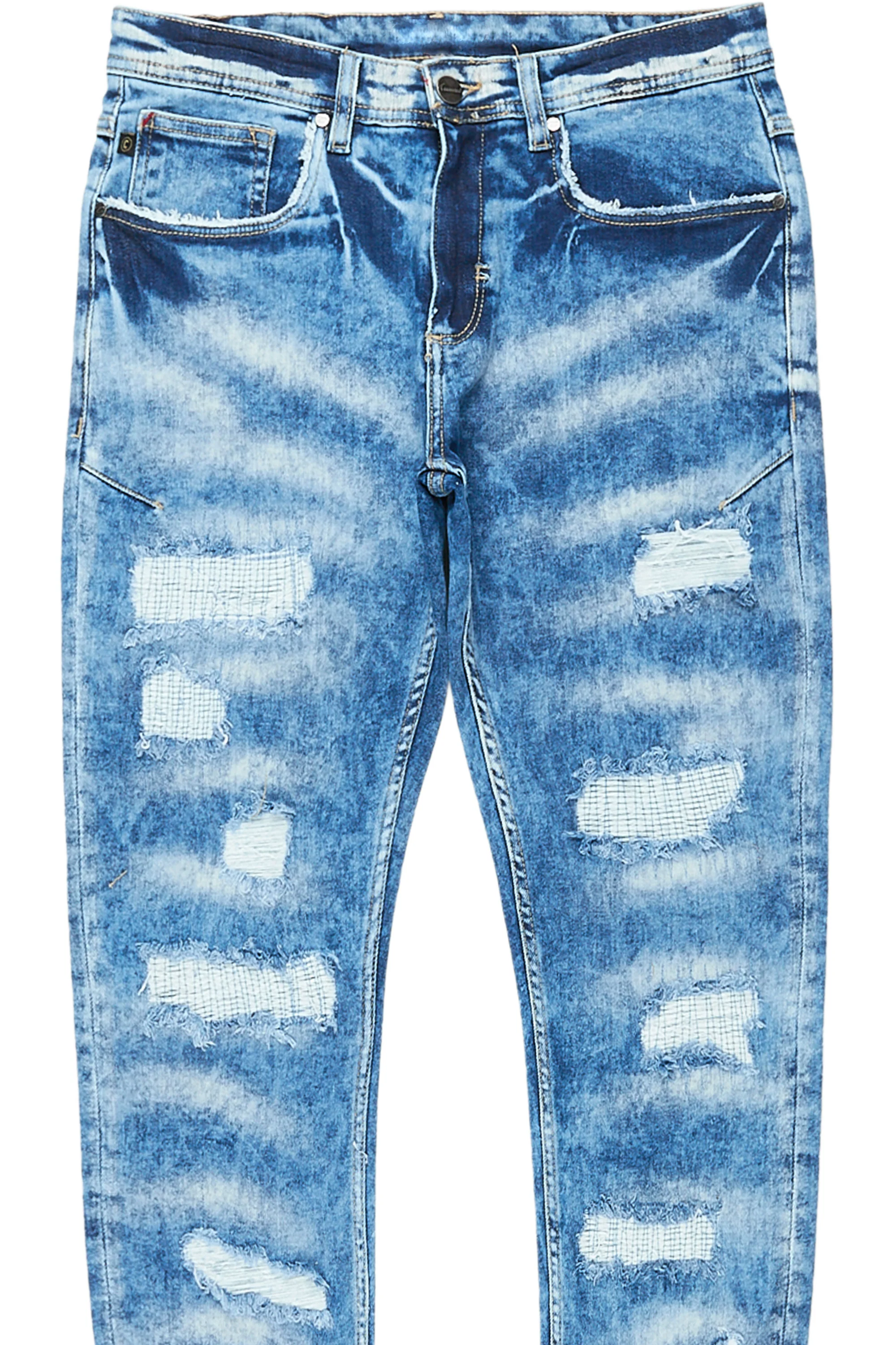 Kabir Blue Slim Fit Jean - Image 3