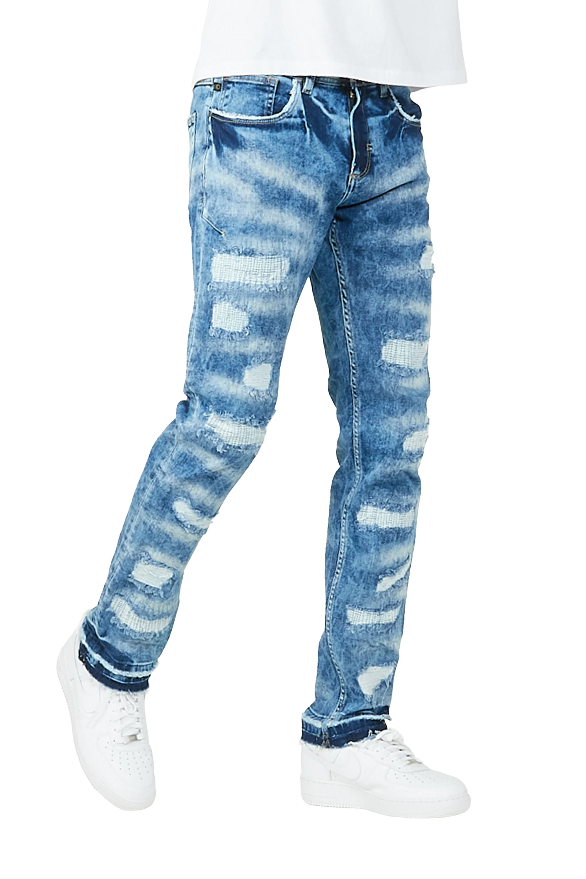 Kabir Blue Slim Fit Jean - Image 5