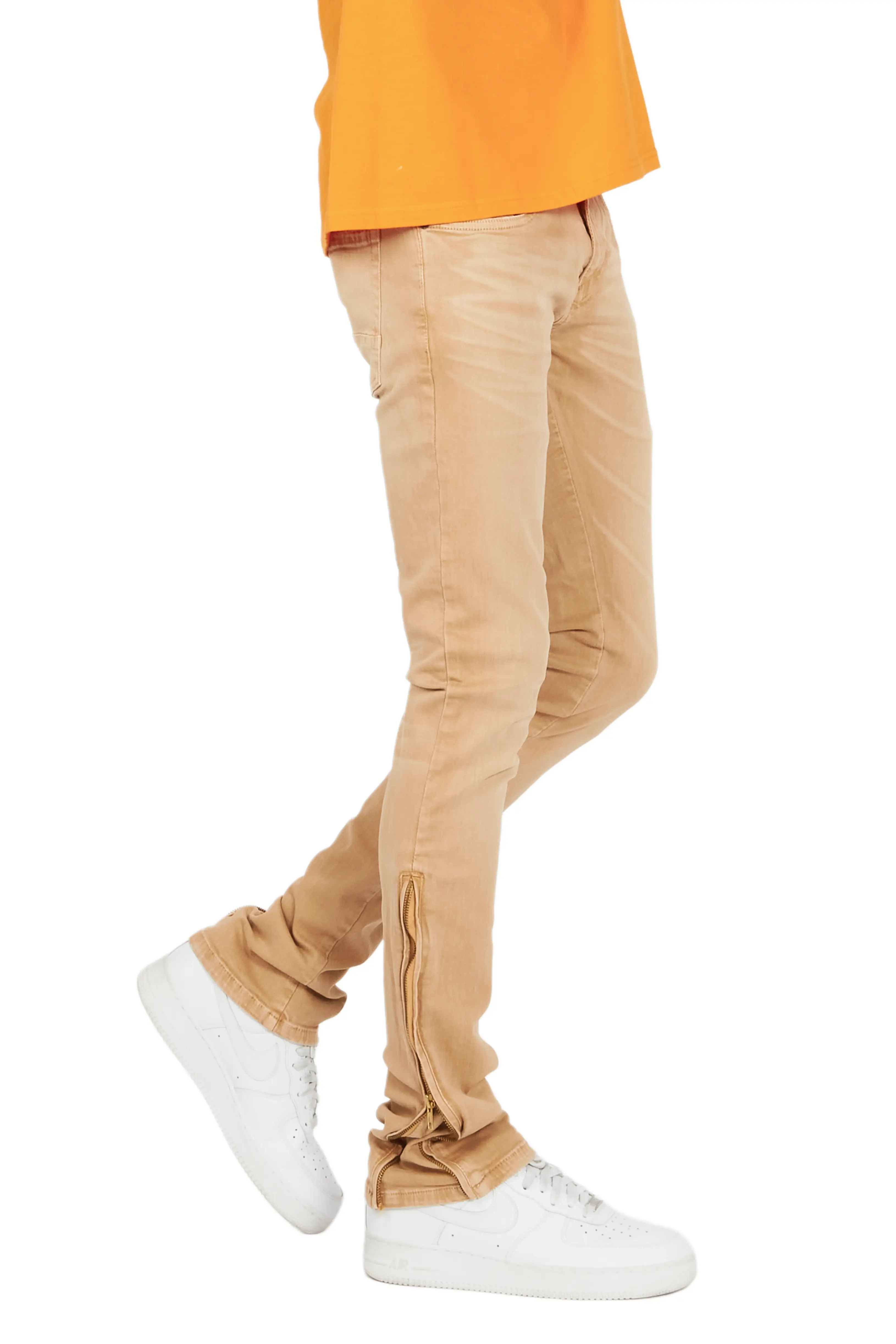 Koa Desert Sand Stacked Flare Jean - Image 10