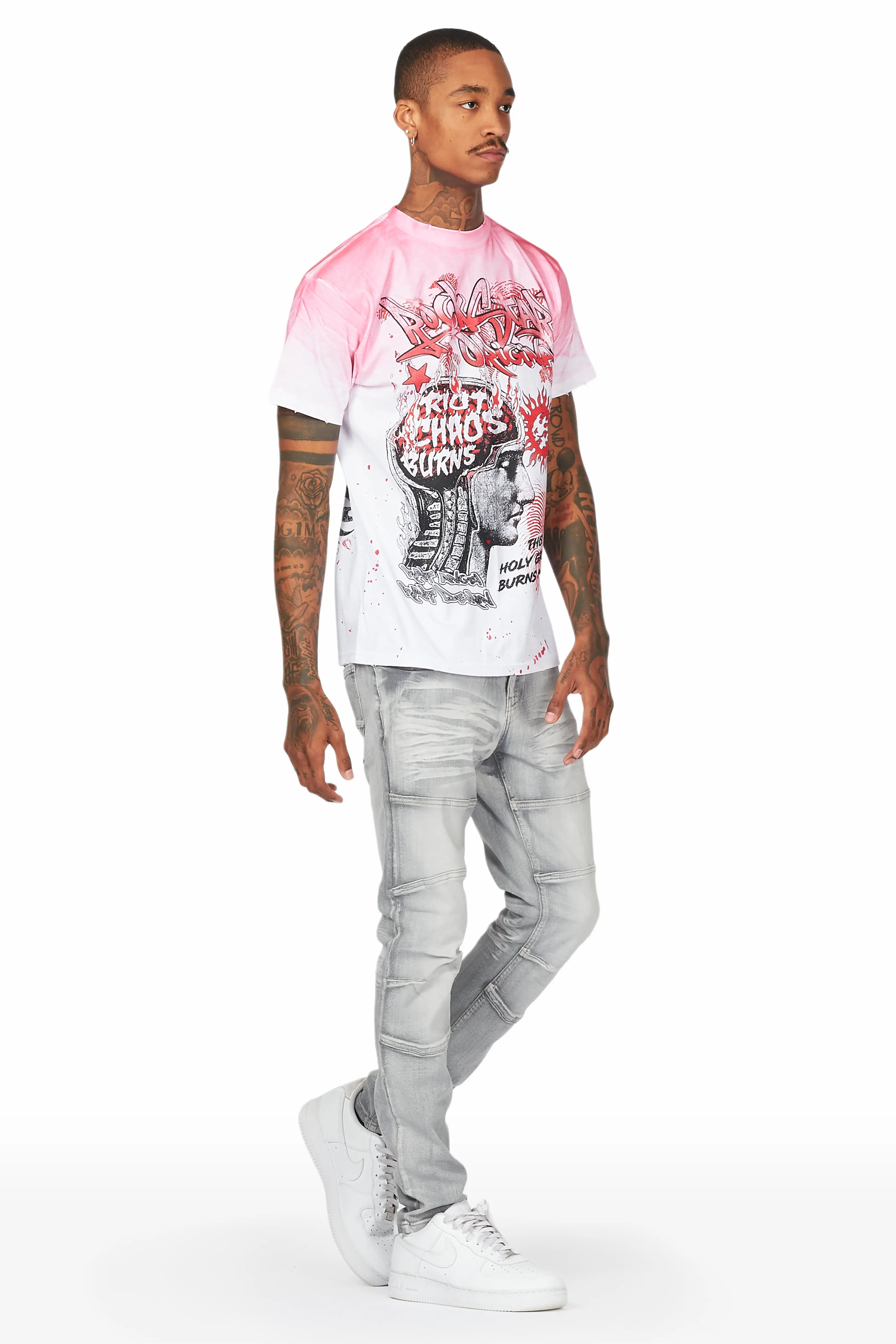 Milo Grey Stretch Jean - Image 6