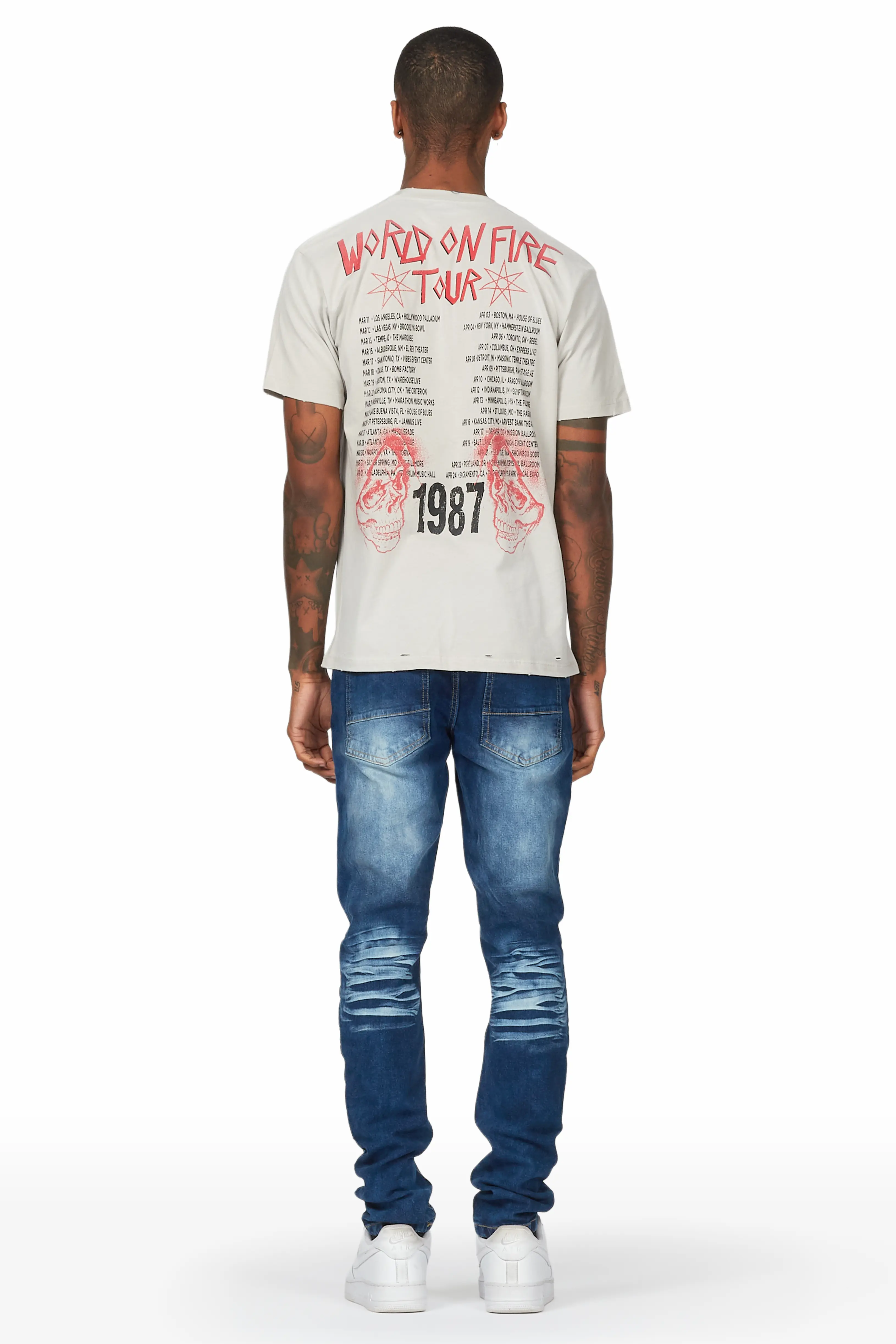 Milo Medium Blue Stretch Jean - Image 4
