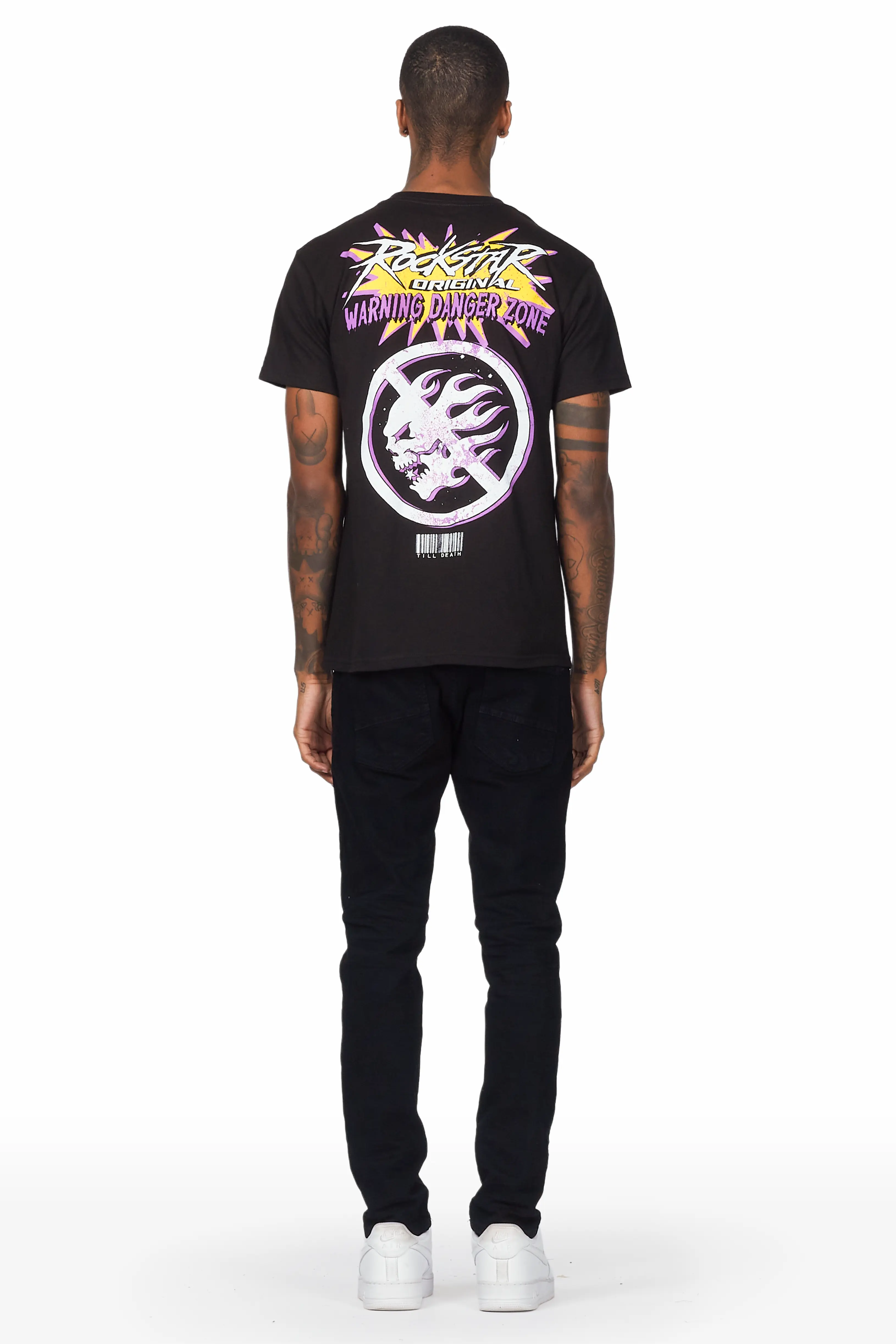 Archer Jet Black Stretch Jean - Image 4