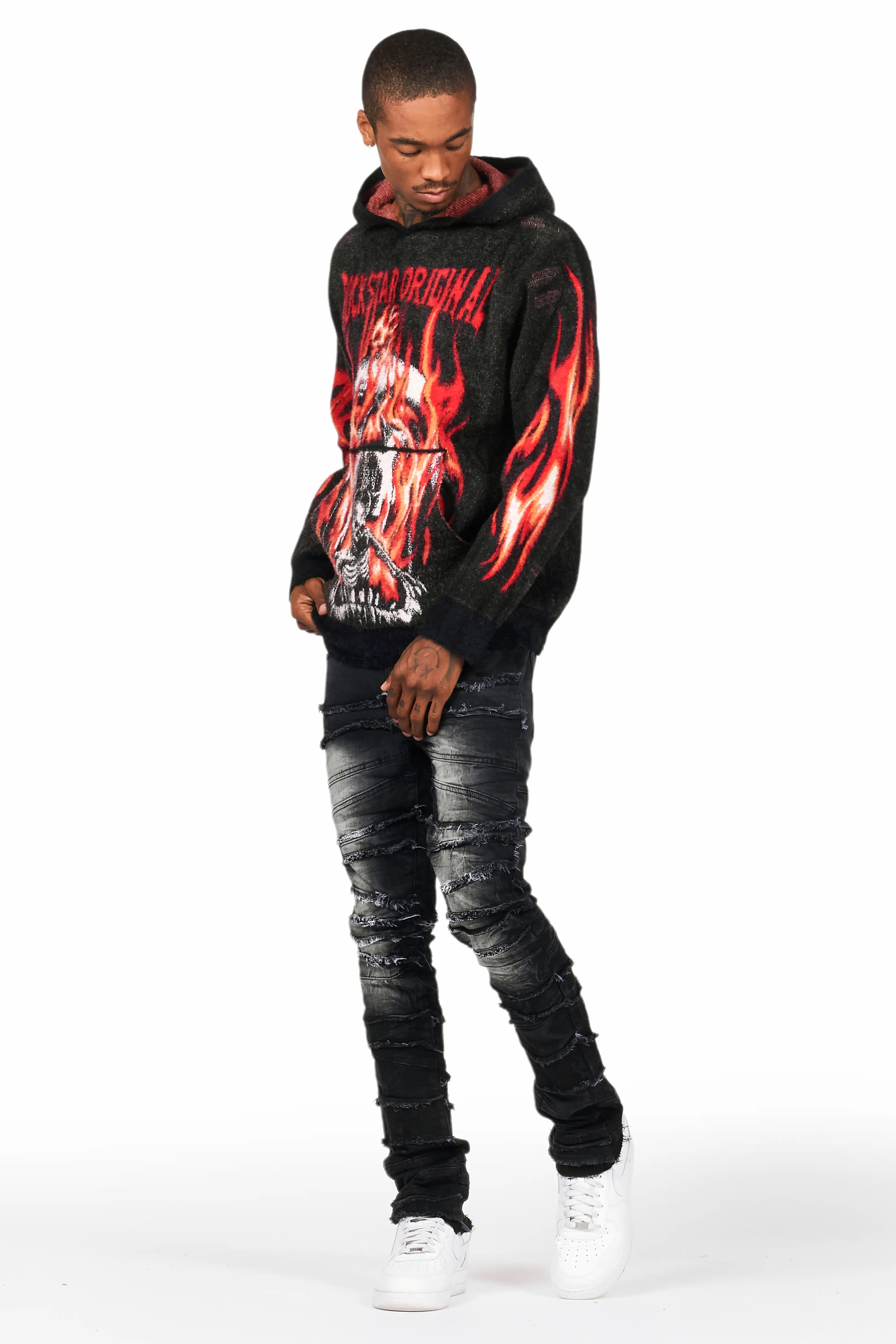 Franko Black Slim Fit Jean - Image 5