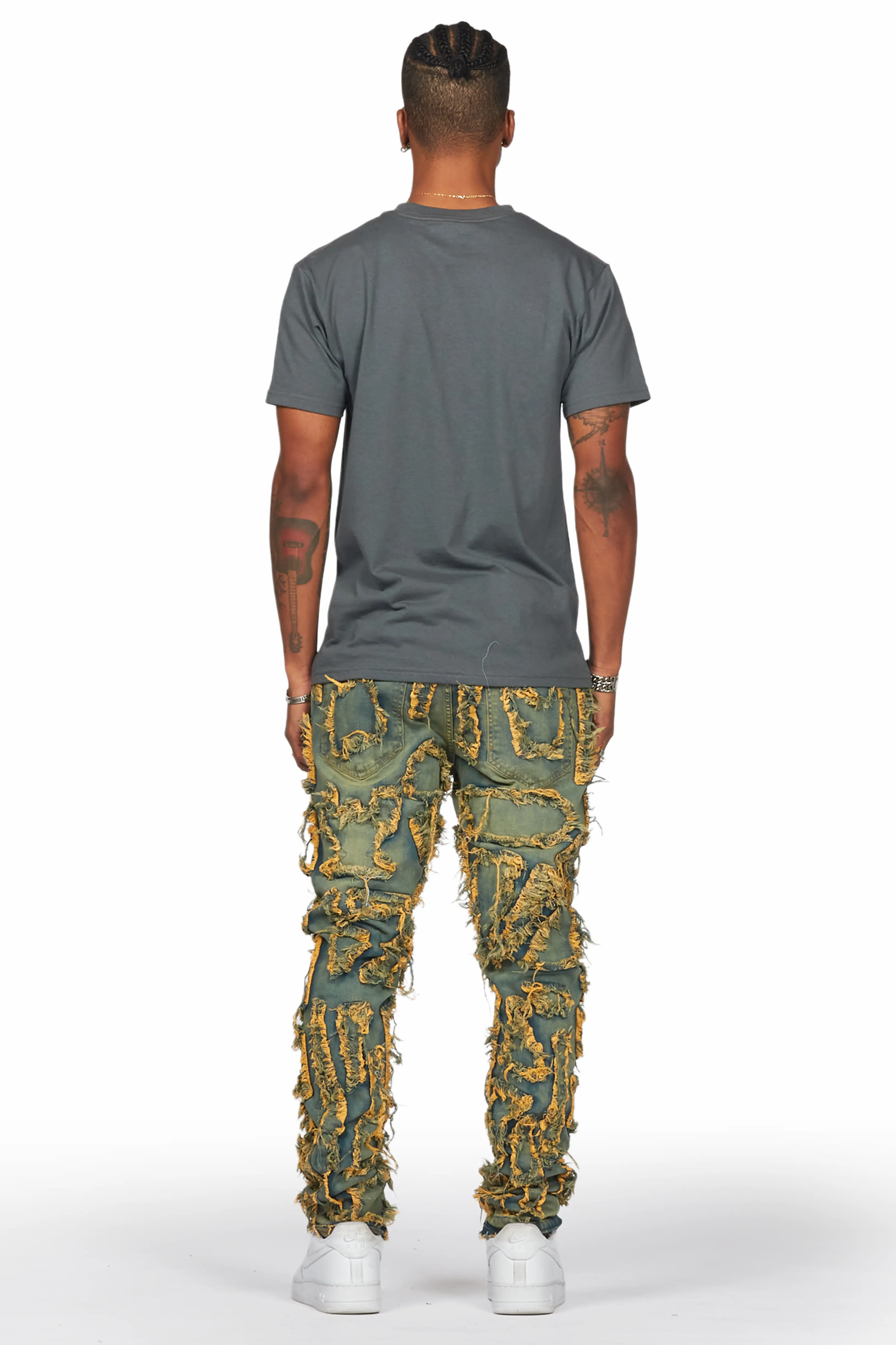 Hakim Tint Patchwork Skinny Fit Jean - Image 6