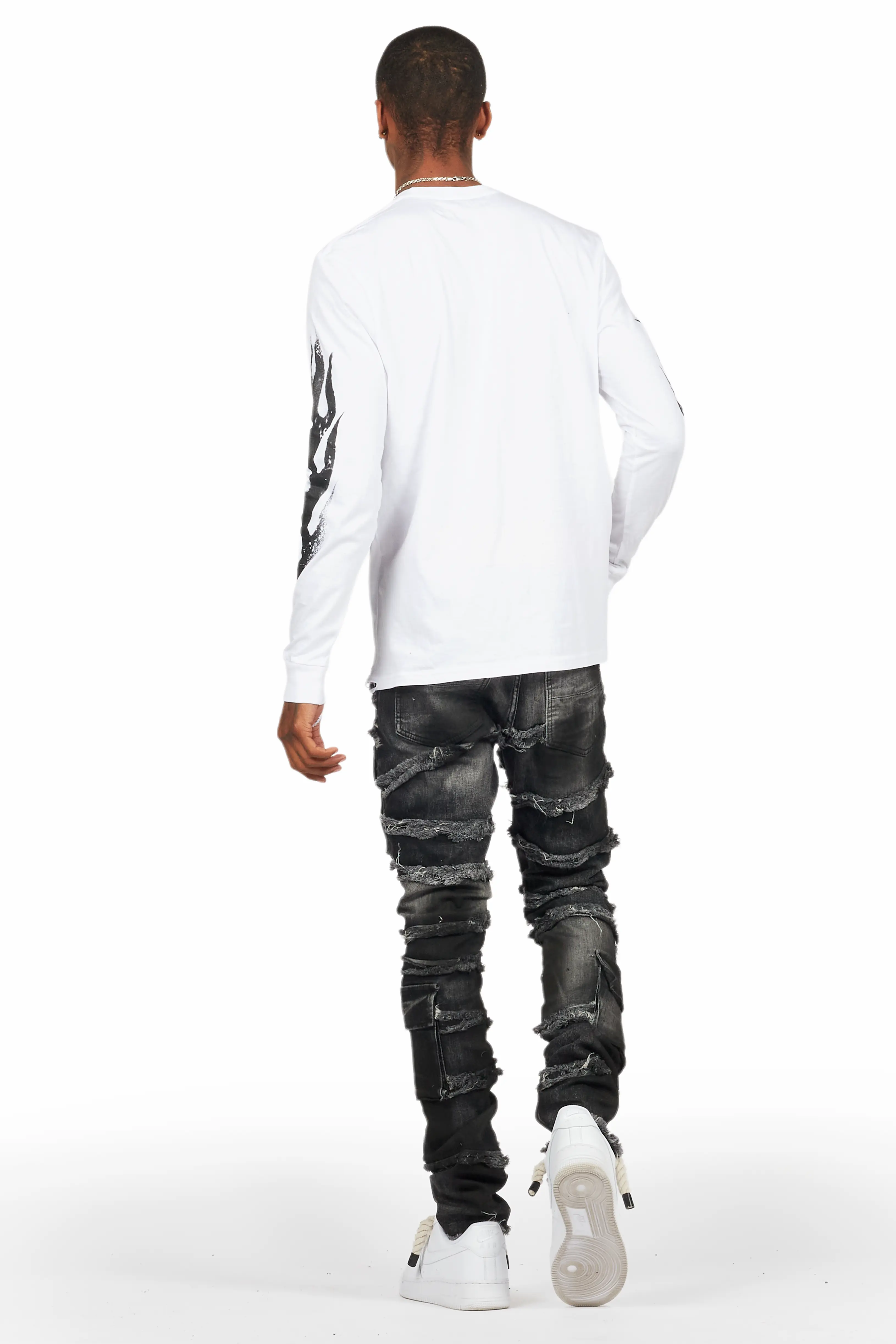 Yves Grey Skinny Cargo Jean - Image 5