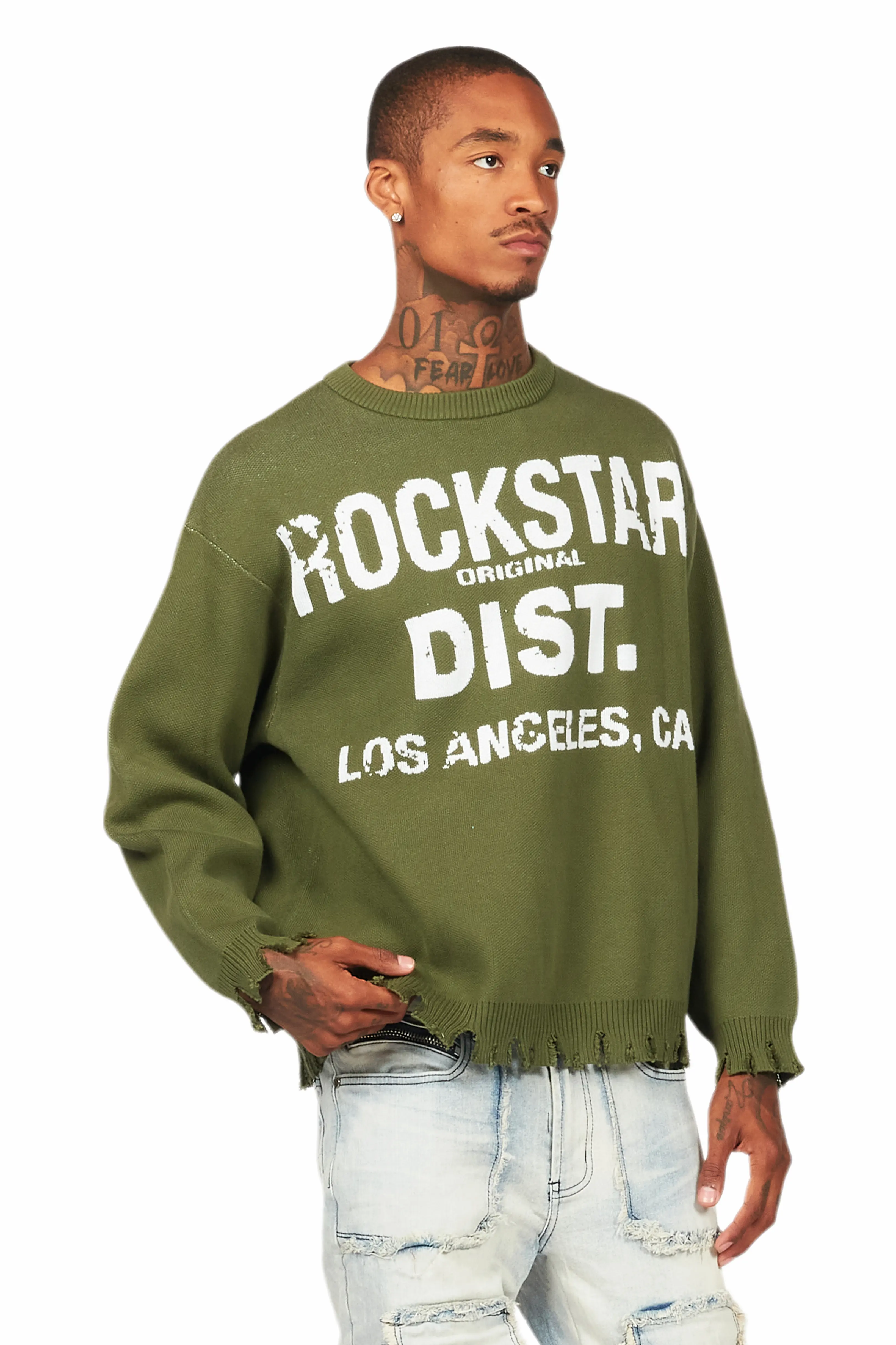 Mallow Green Knit Sweater - Image 6
