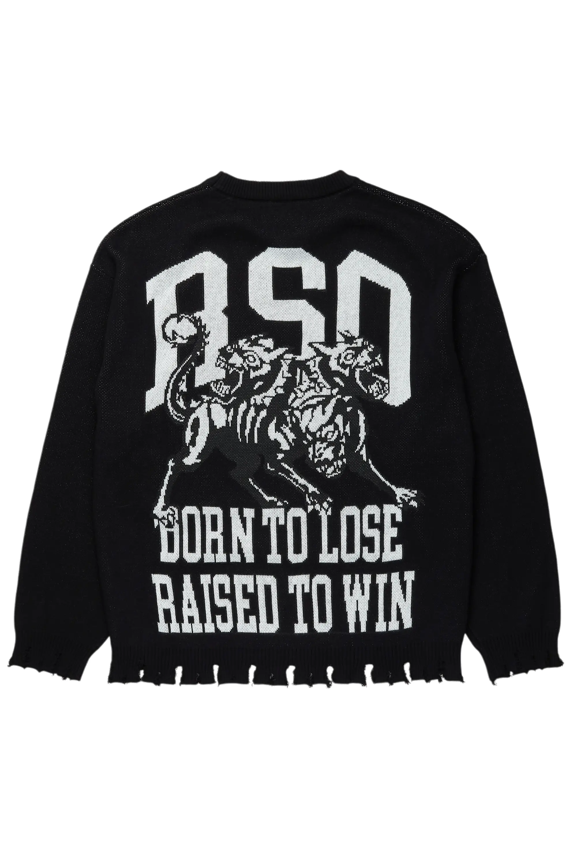 Fagan Black Knit Sweater - Image 8