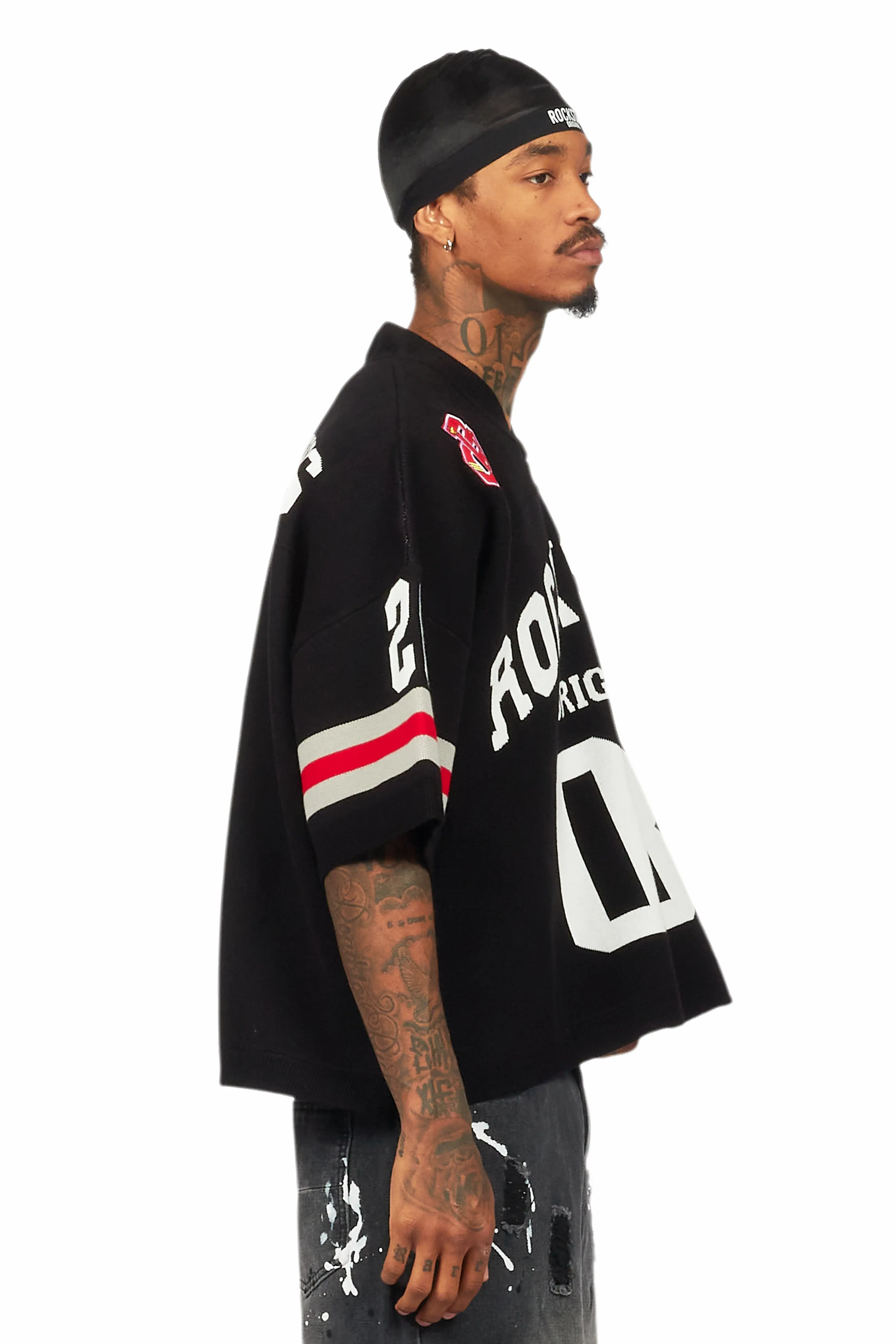 Nuno Black Knit Jersey - Image 4