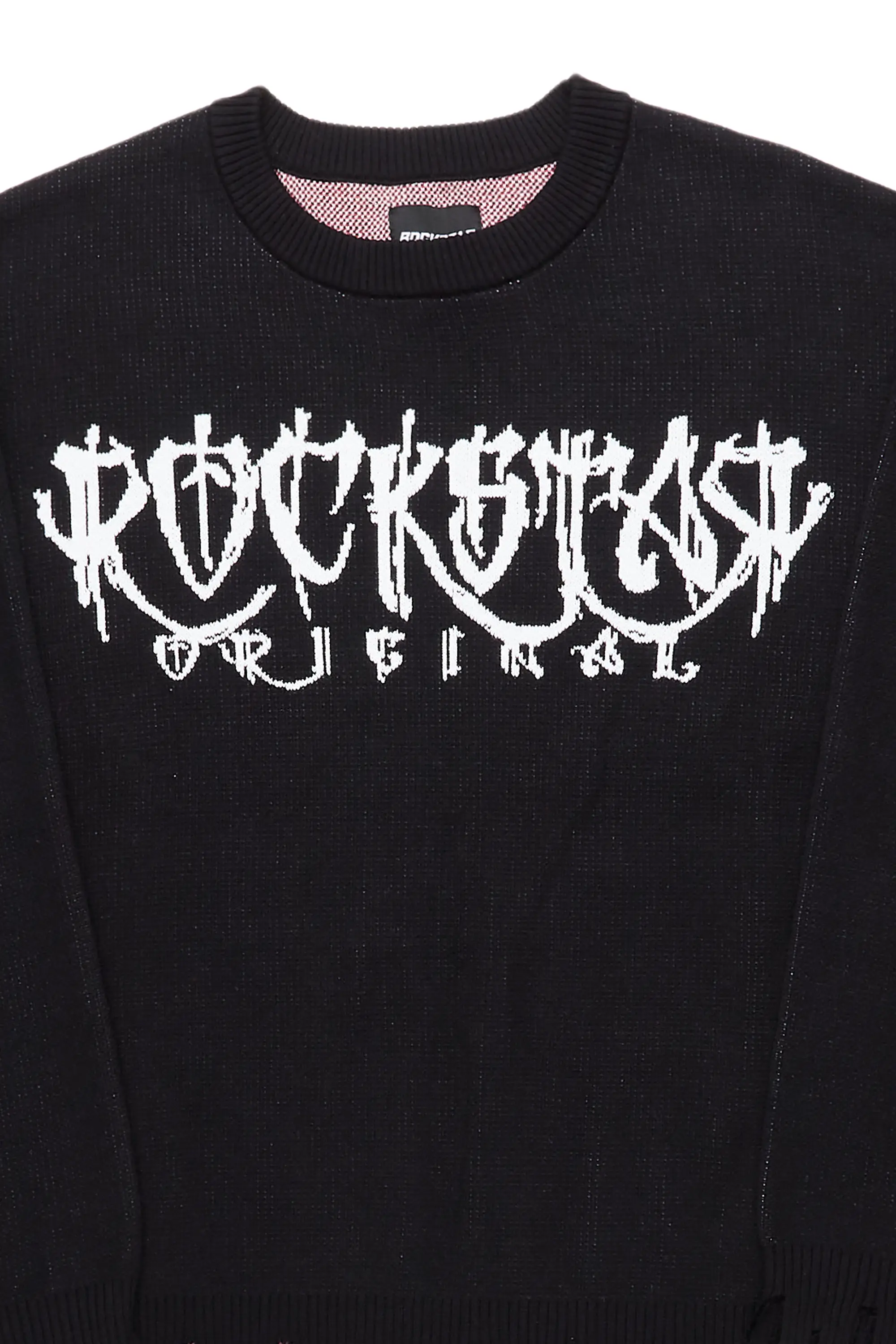 Kaleb Black Knit Sweater - Image 7