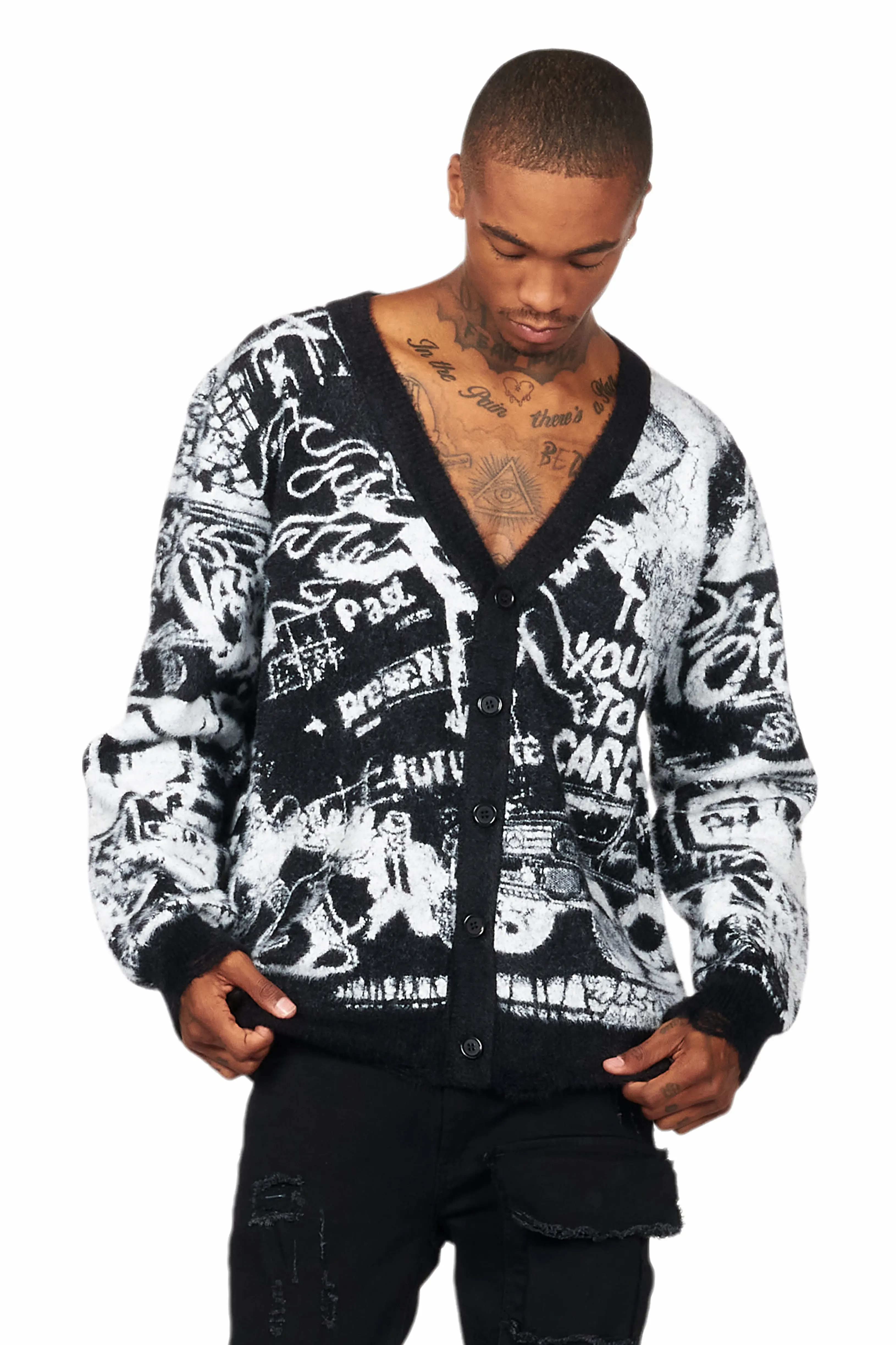 Selby Black Knit Sweater - Image 3