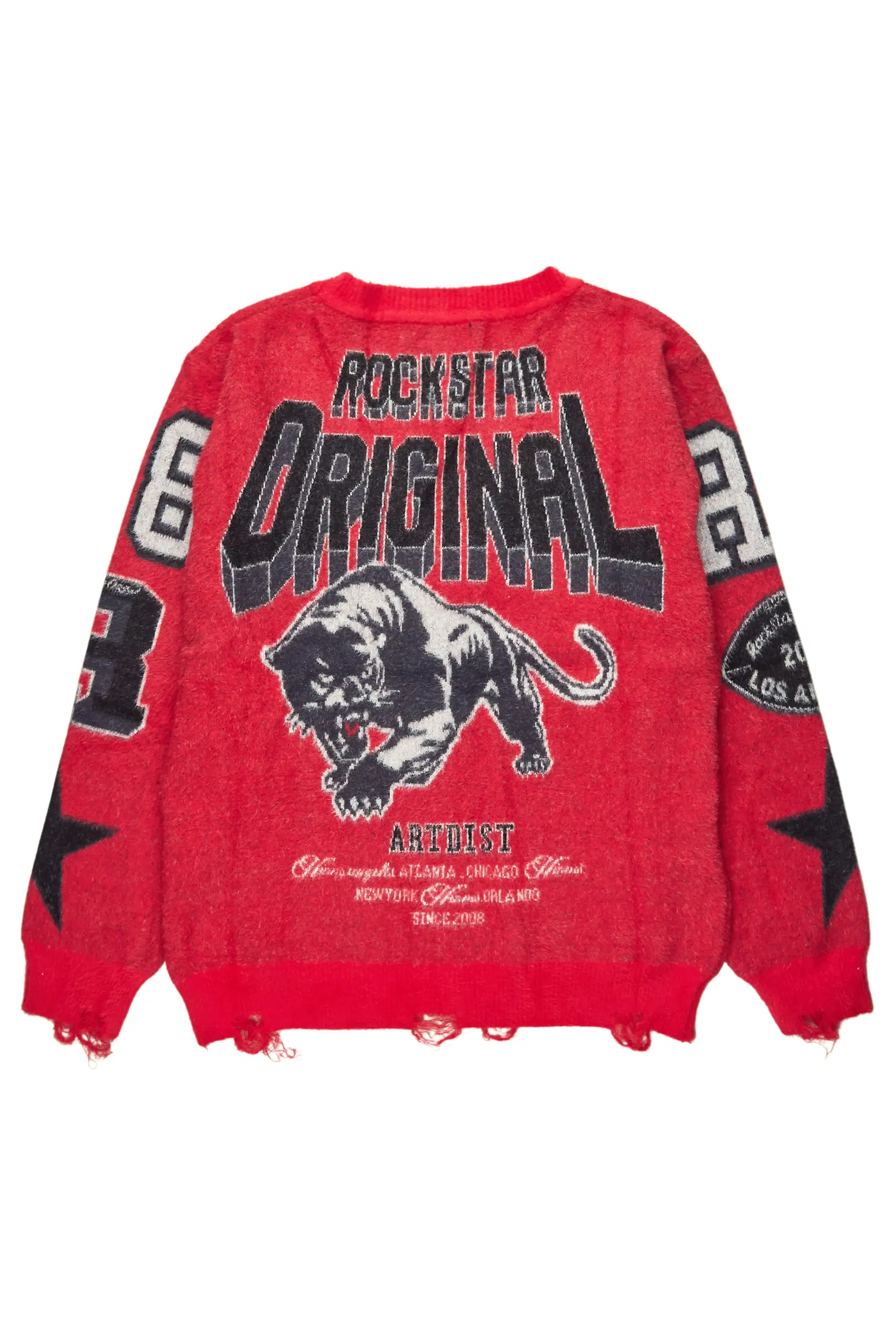 Delling Red Knit Sweater - Image 7
