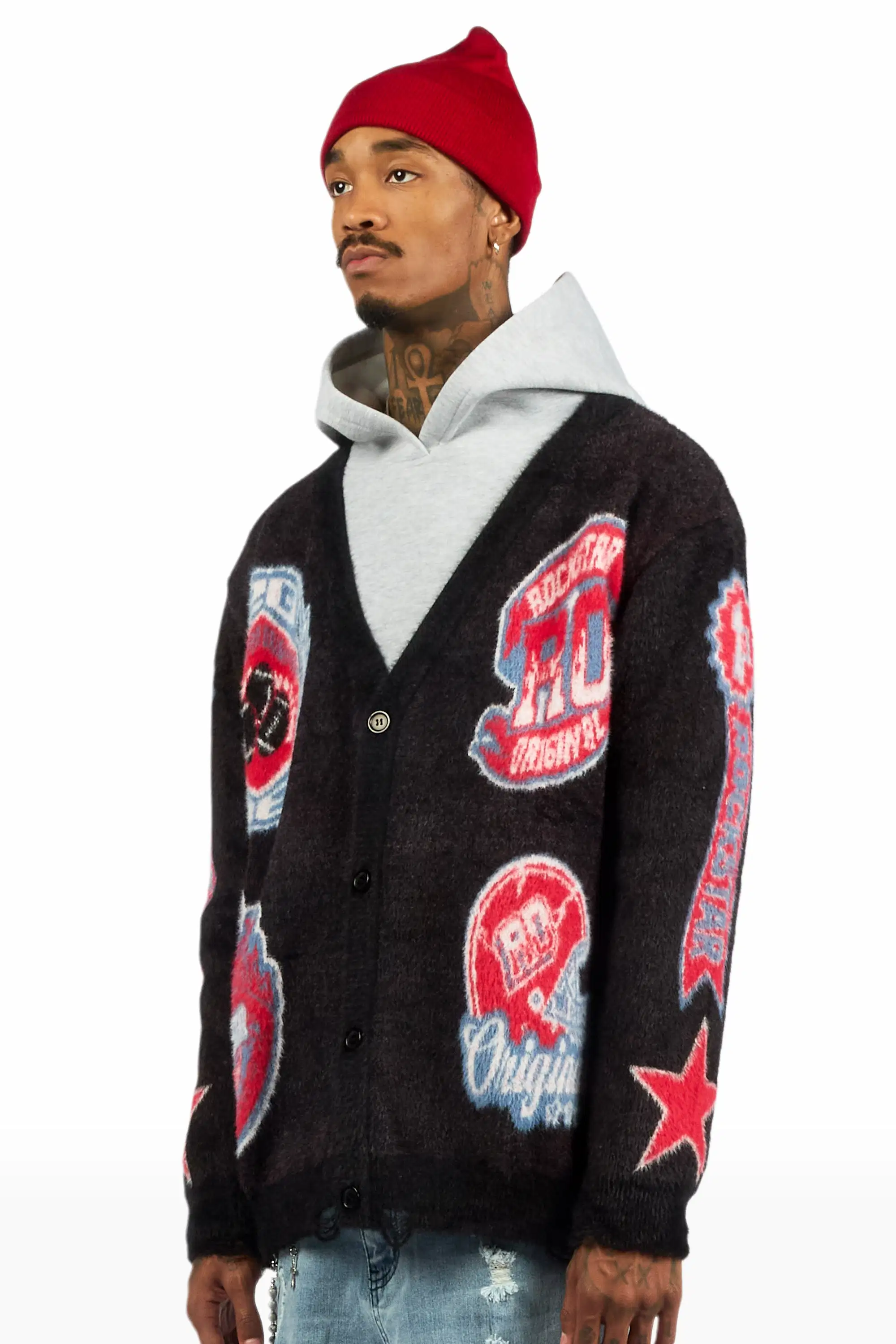 RSO Uni Black Knit Sweater - Image 5