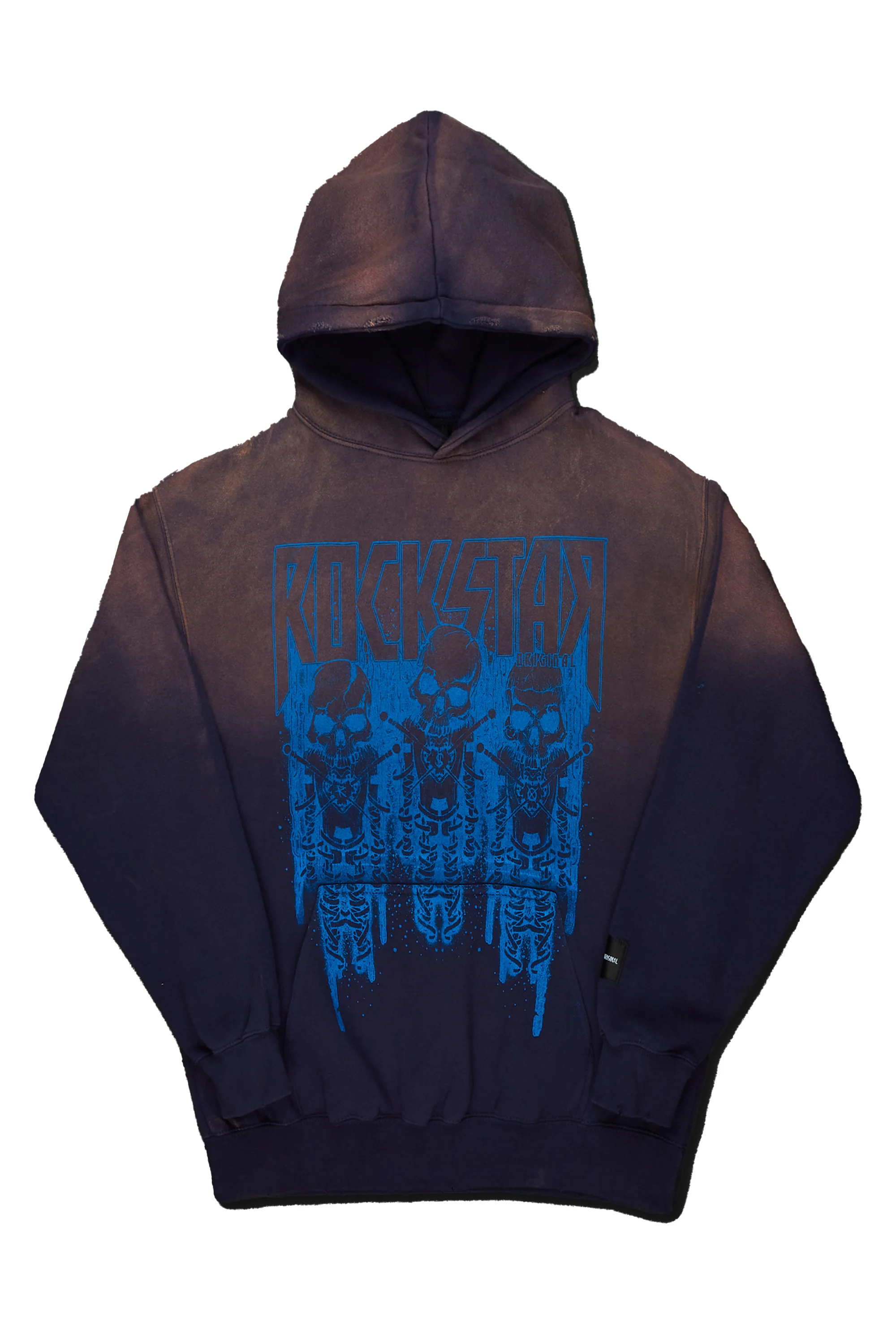 Sabbath Navy Graphic Printed Hoodie - Image 14