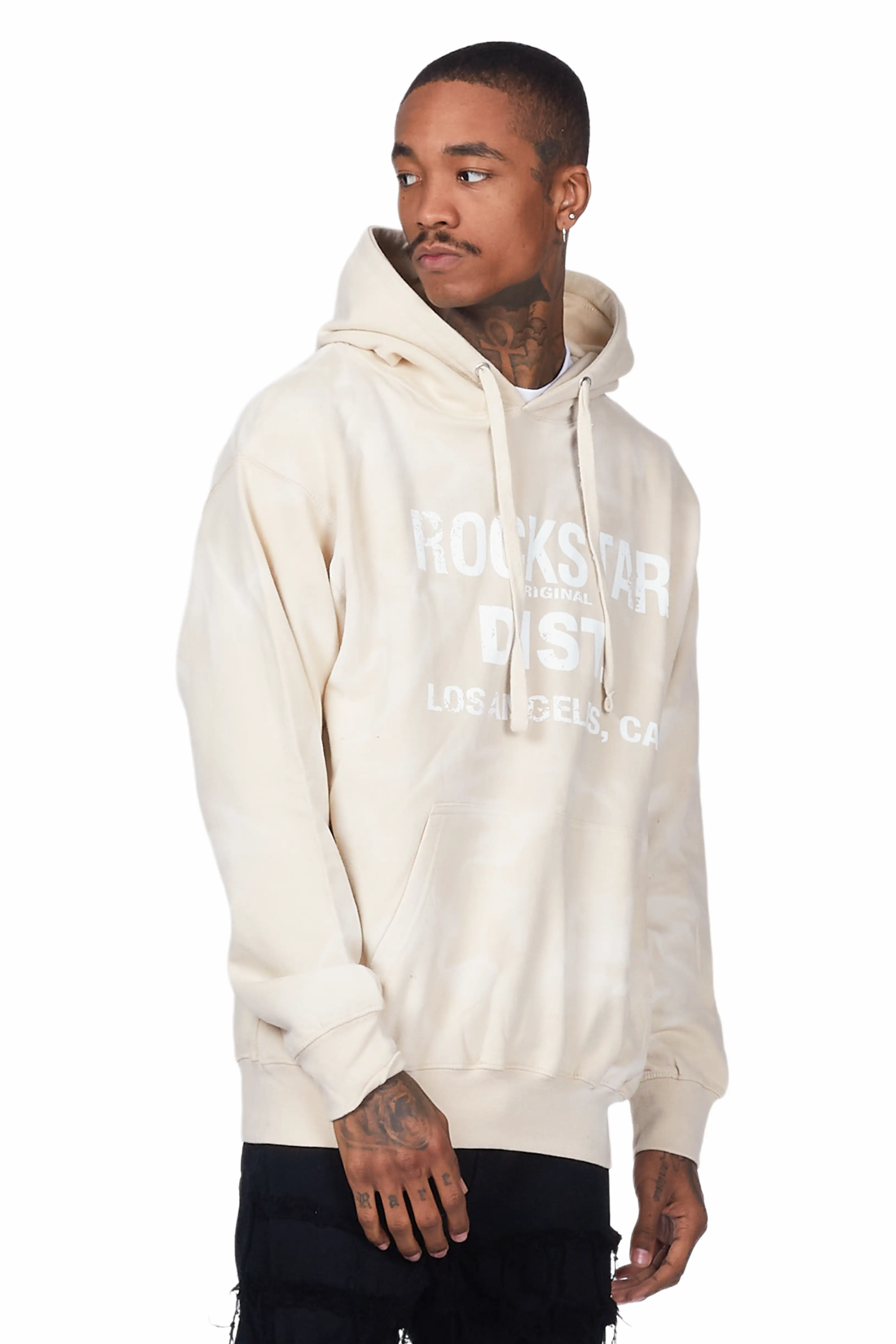 Nelly Beige Graphic Hoodie - Image 4