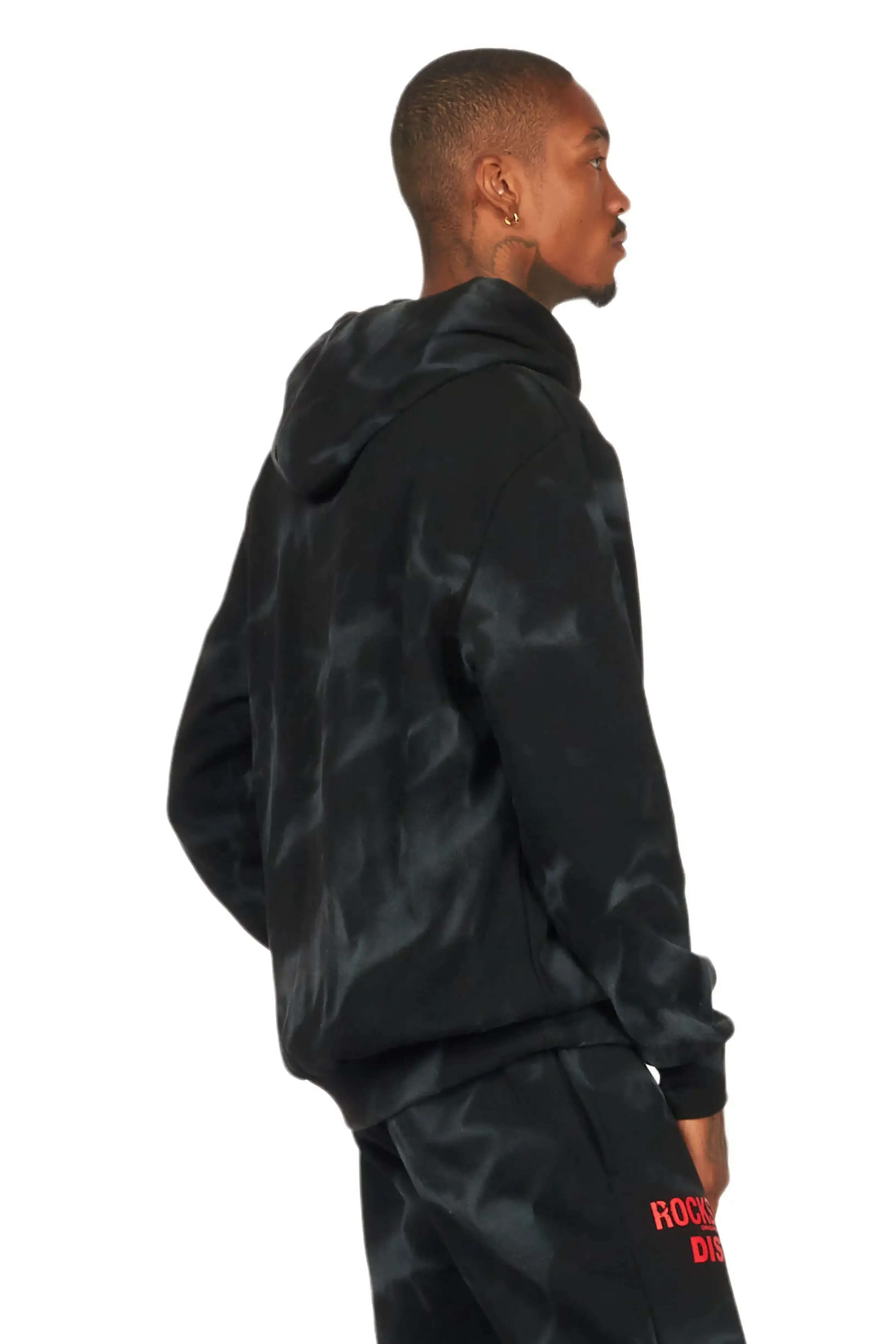 Nelly Black/Red Graphic Hoodie - Image 2