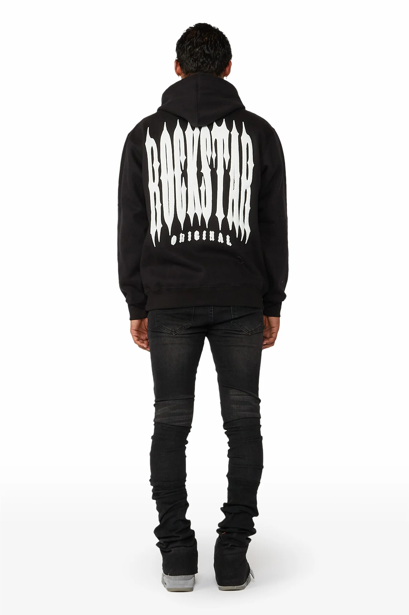 Skeller Black Graphic Hoodie - Image 5