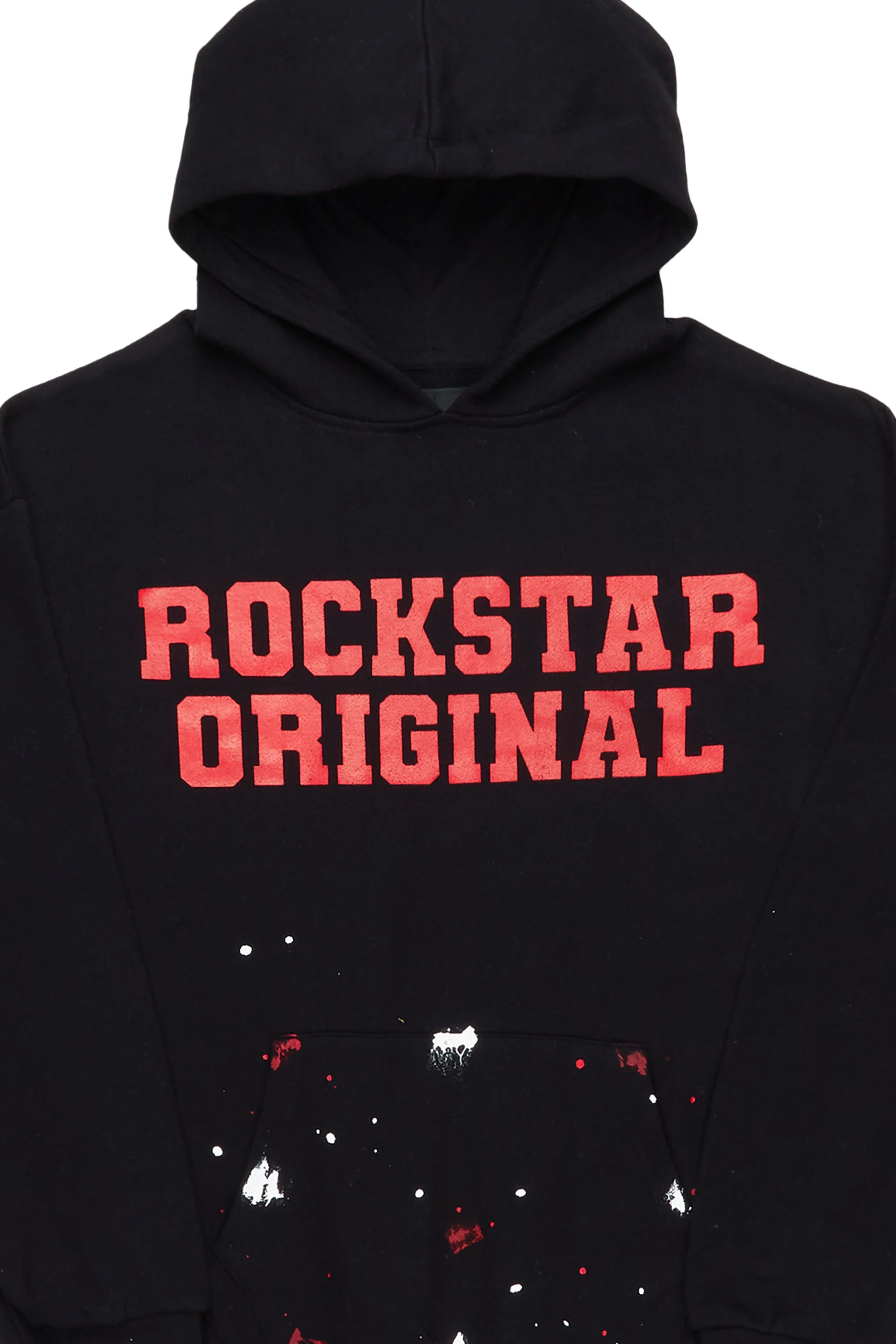 Justin Black/Red Graphic Hoodie - Image 2