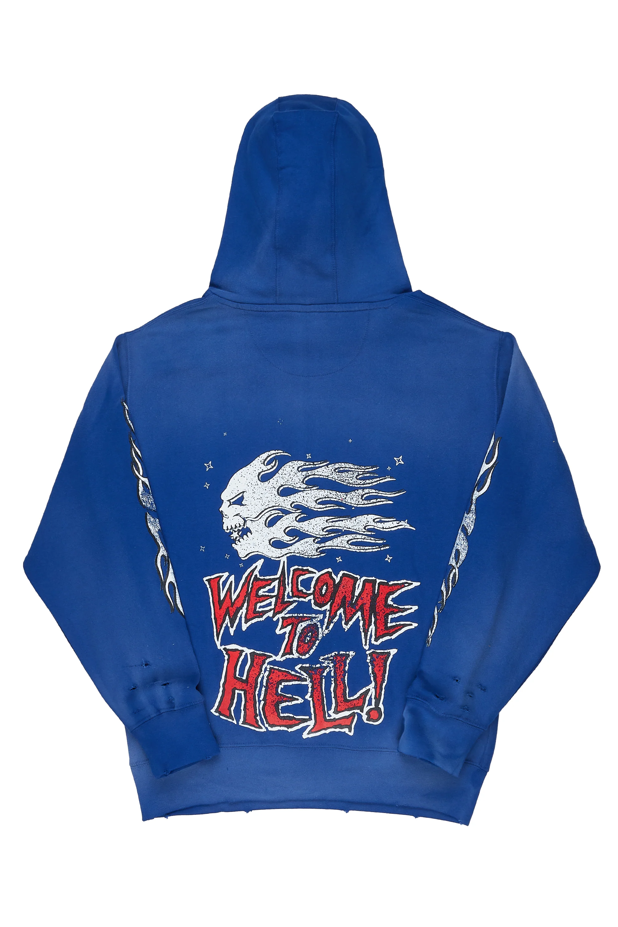 Gaston Royal Blue Graphic Hoodie - Image 7