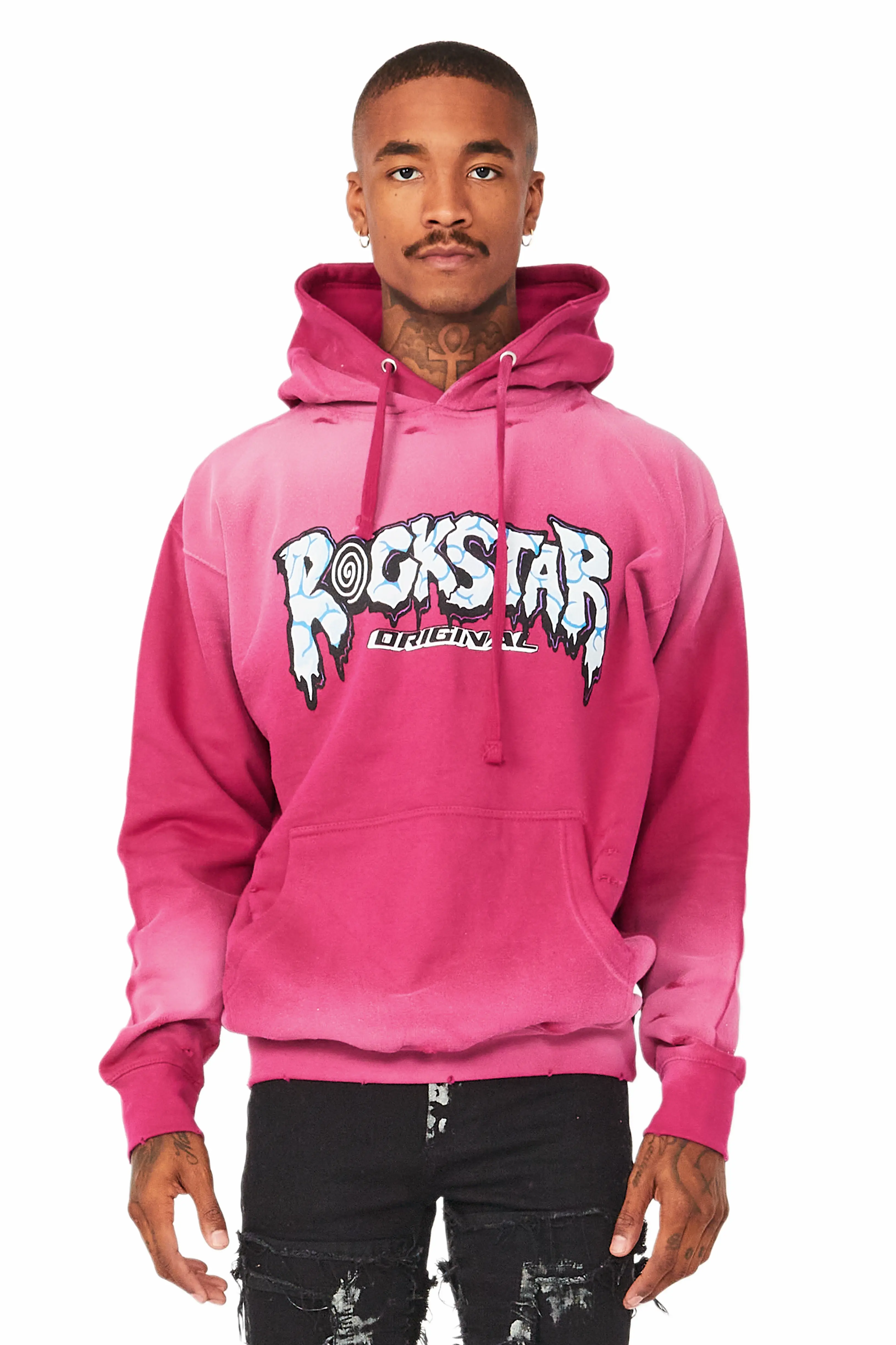 Gorka Pink Graphic Hoodie - Image 3