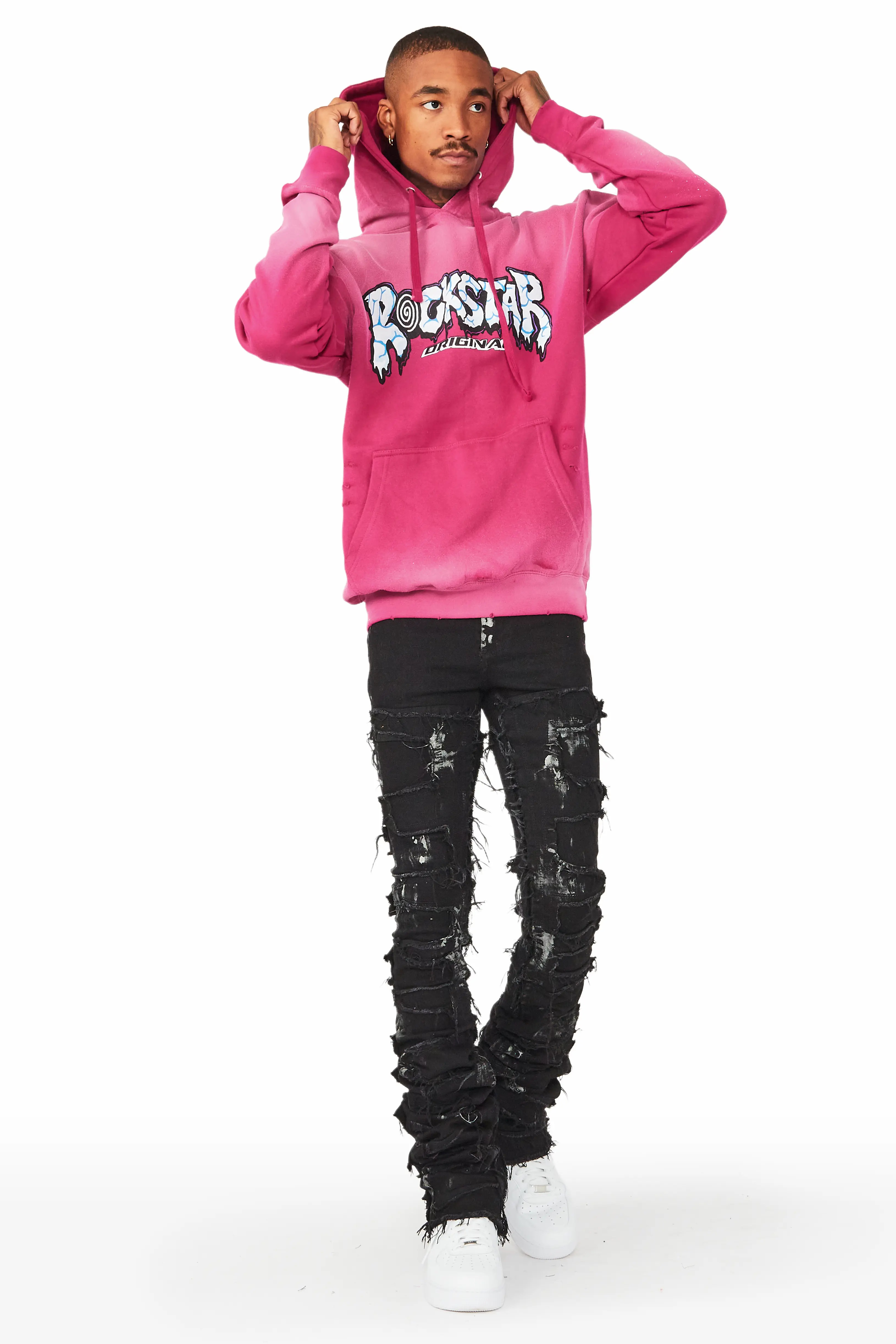 Gorka Pink Graphic Hoodie - Image 4