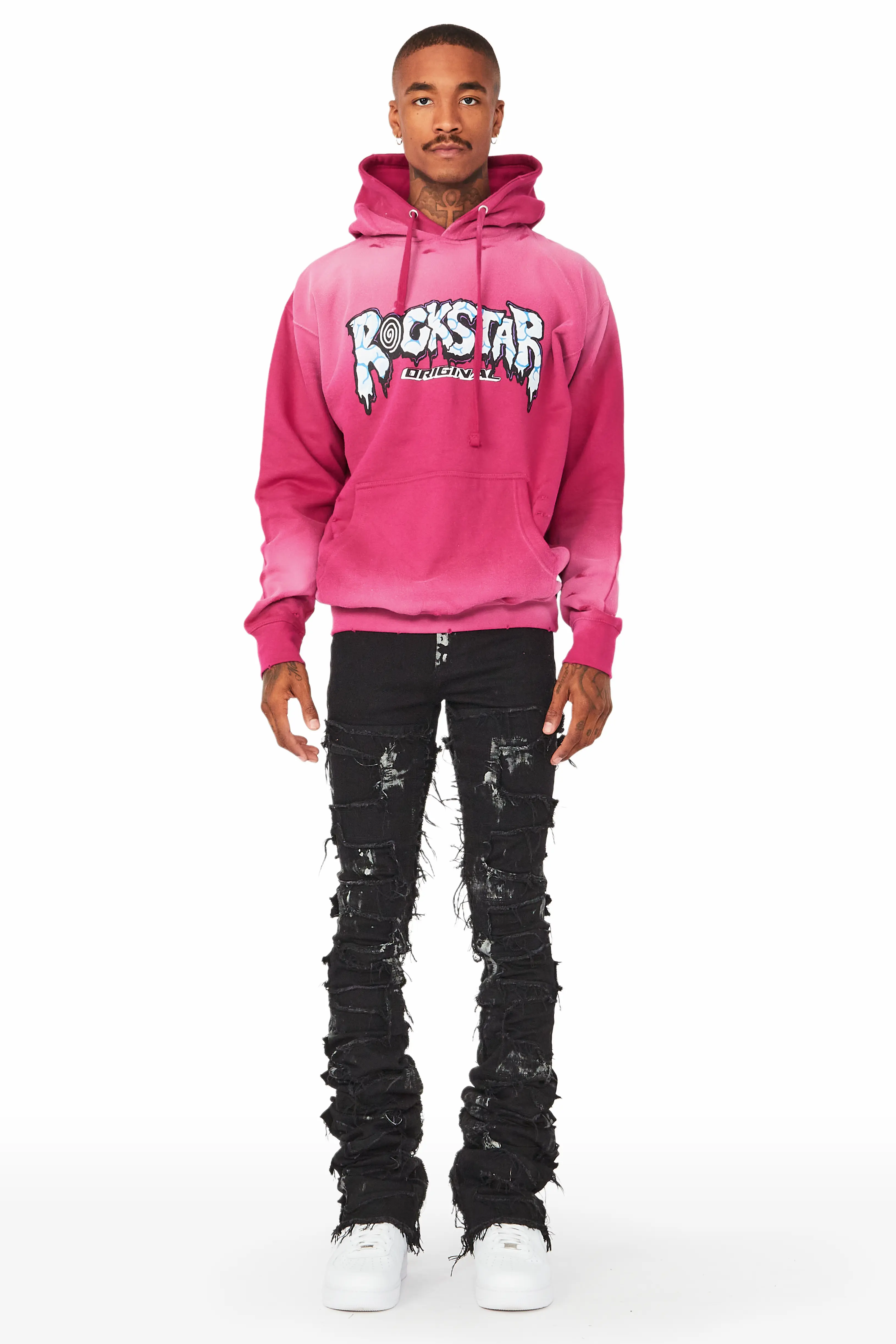 Gorka Pink Graphic Hoodie - Image 5