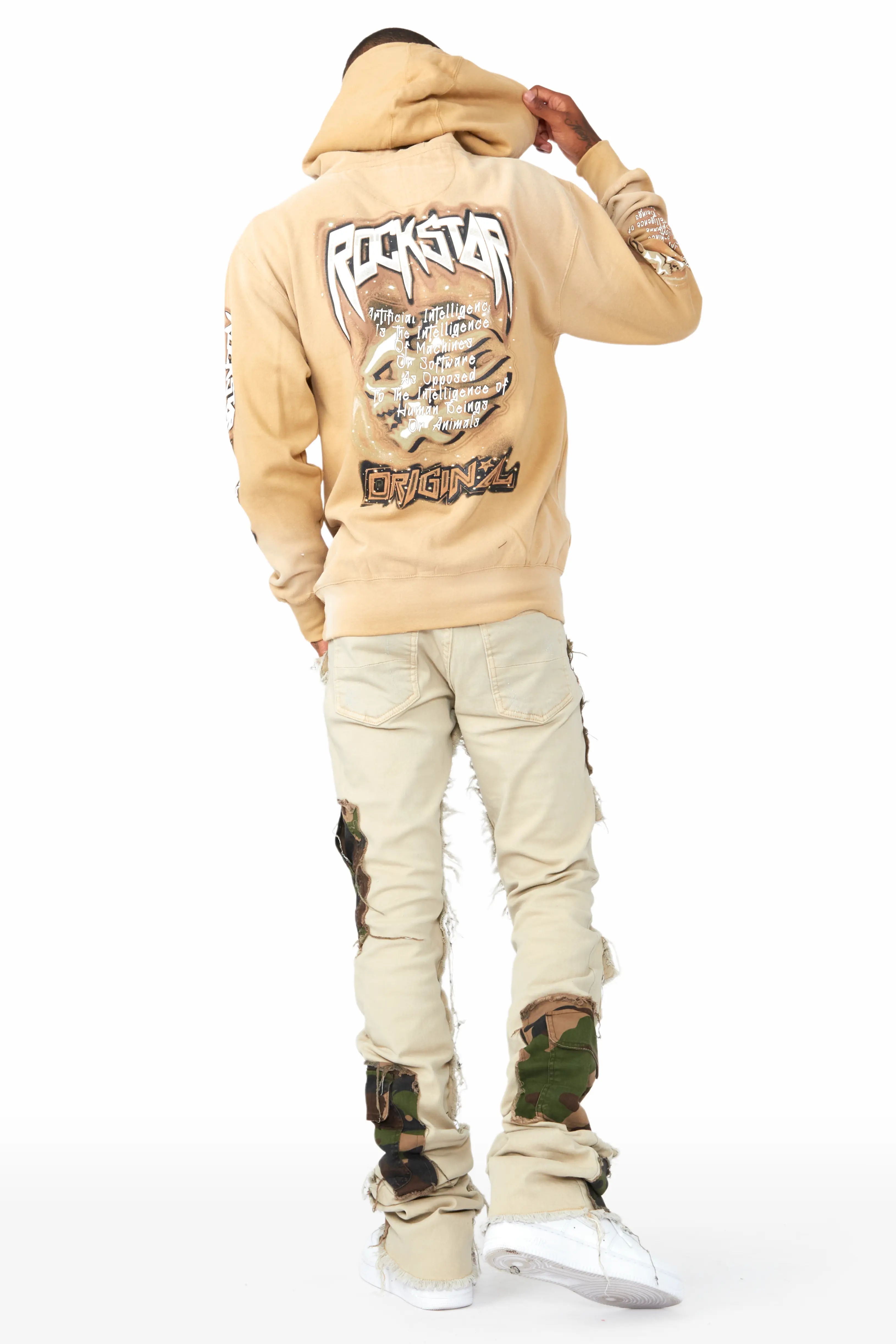 Ganen Sand Graphic Hoodie - Image 4
