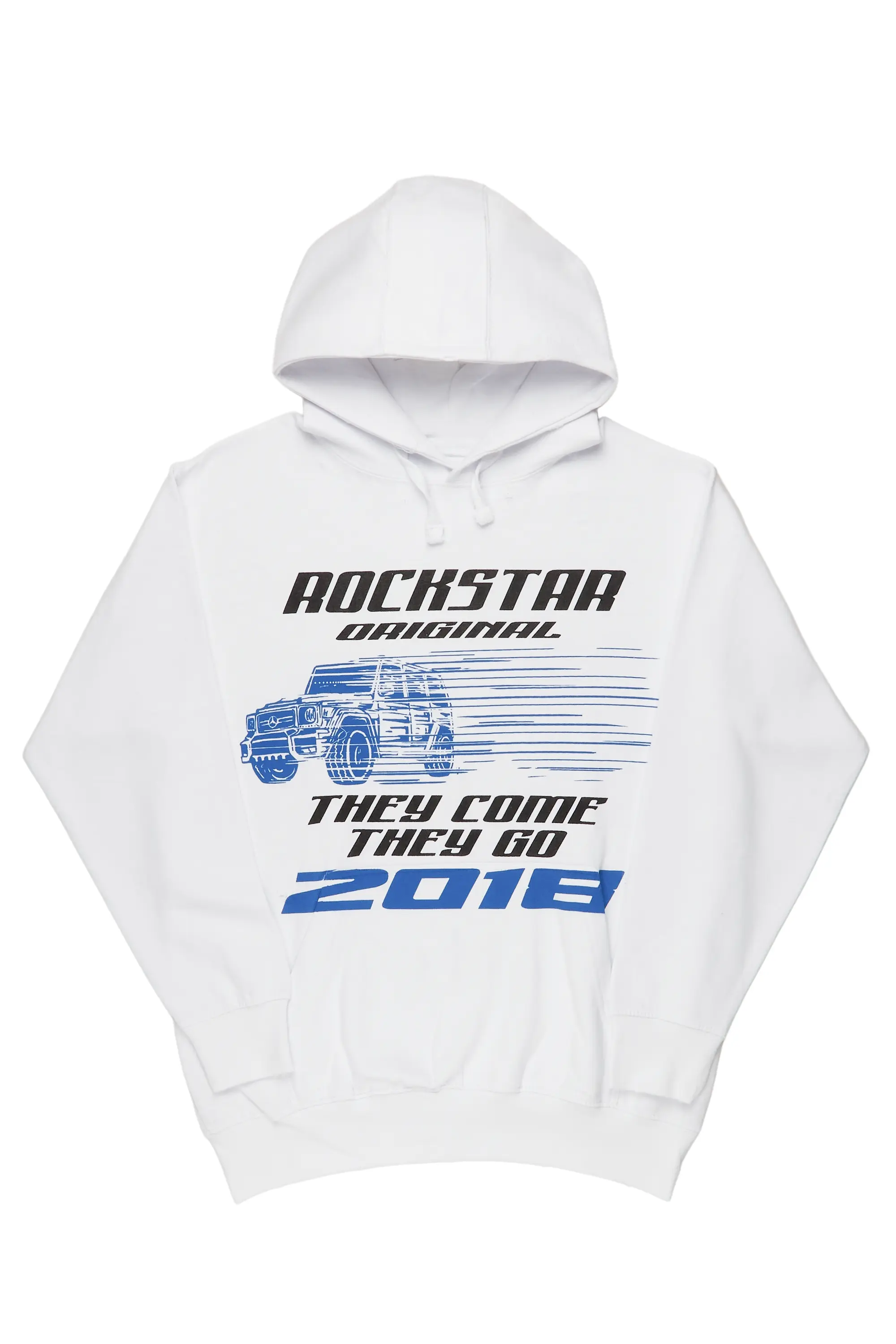 Jago White Graphic Hoodie - Image 2