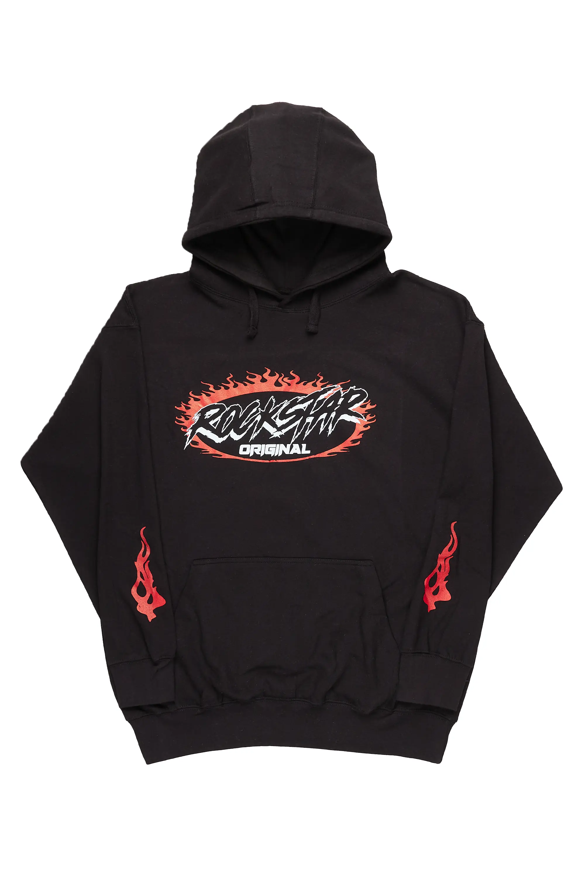 Draven Black/Red Graphic Hoodie - Image 2