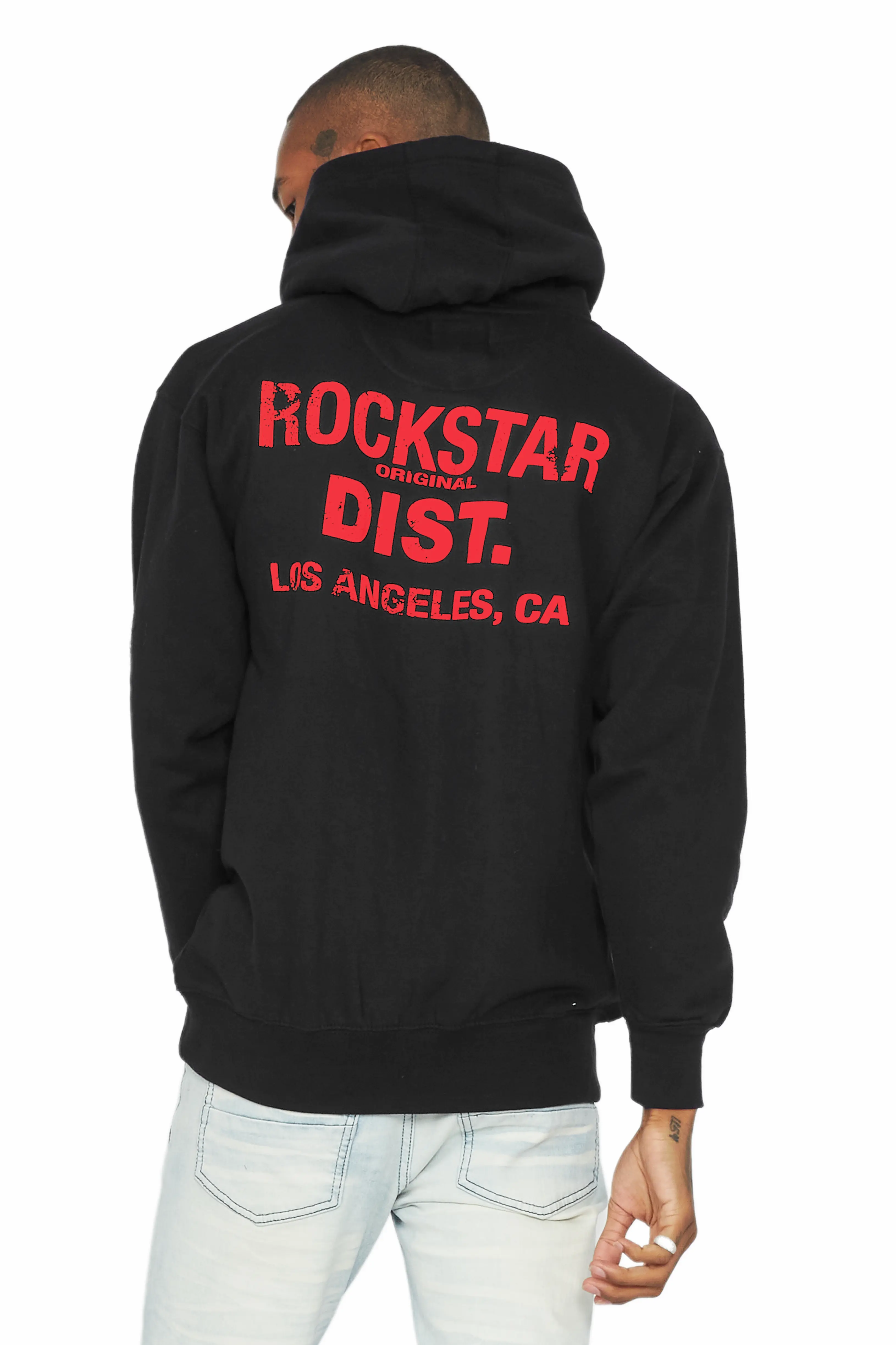 Lake Black/Red Graphic Hoodie - Image 6