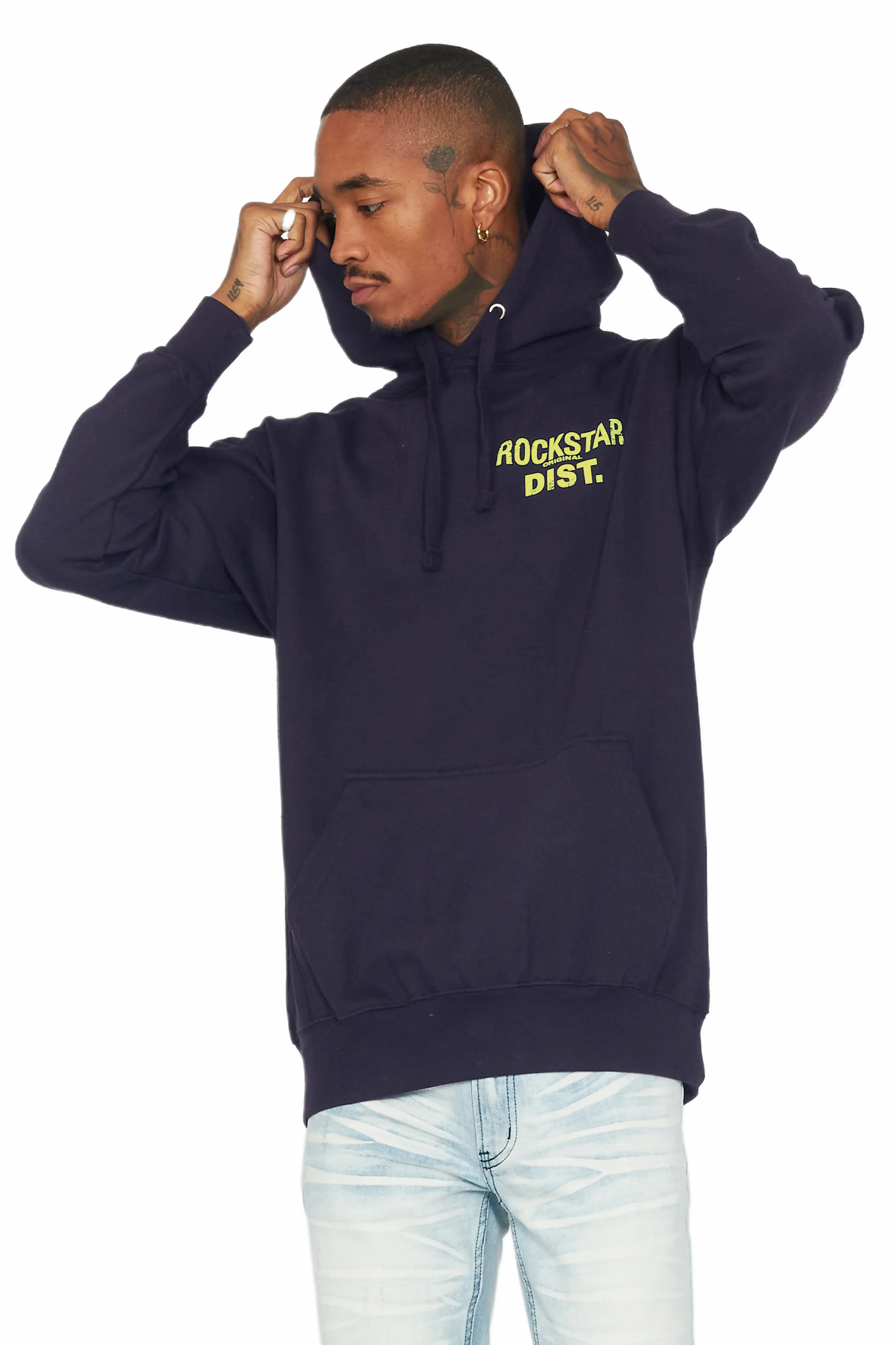 Lake Navy/Yellow Graphic Hoodie - Image 6