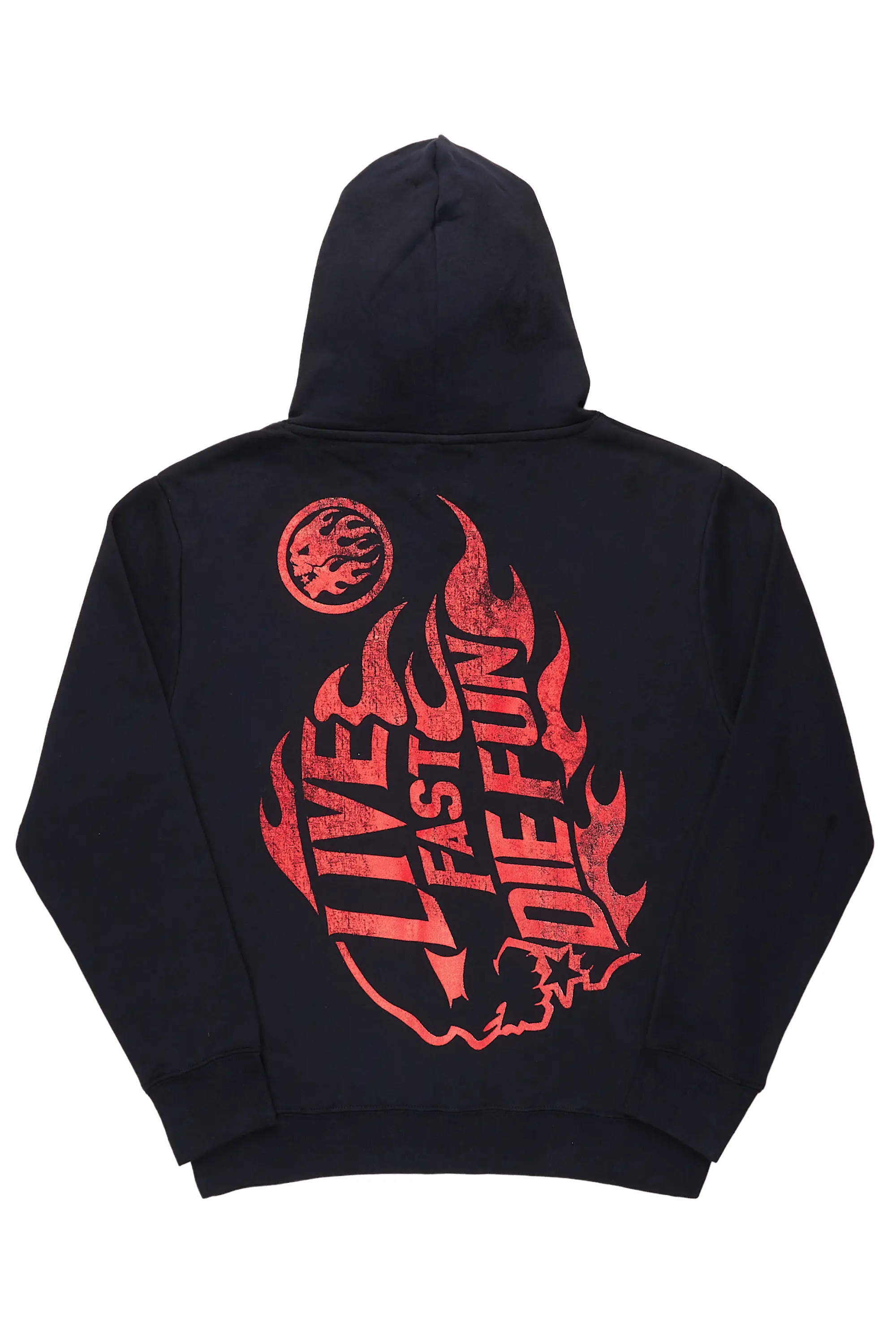 Station Black Graphic Hoodie - Image 7
