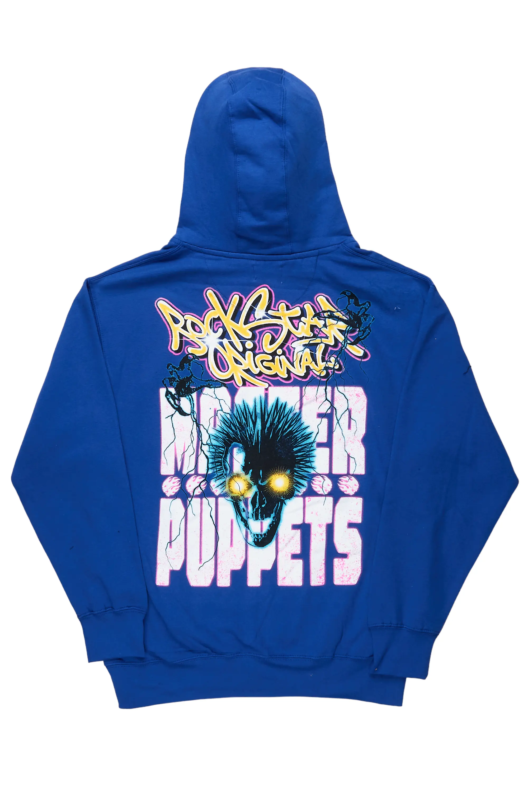 Niko Royal Blue Graphic Hoodie - Image 6