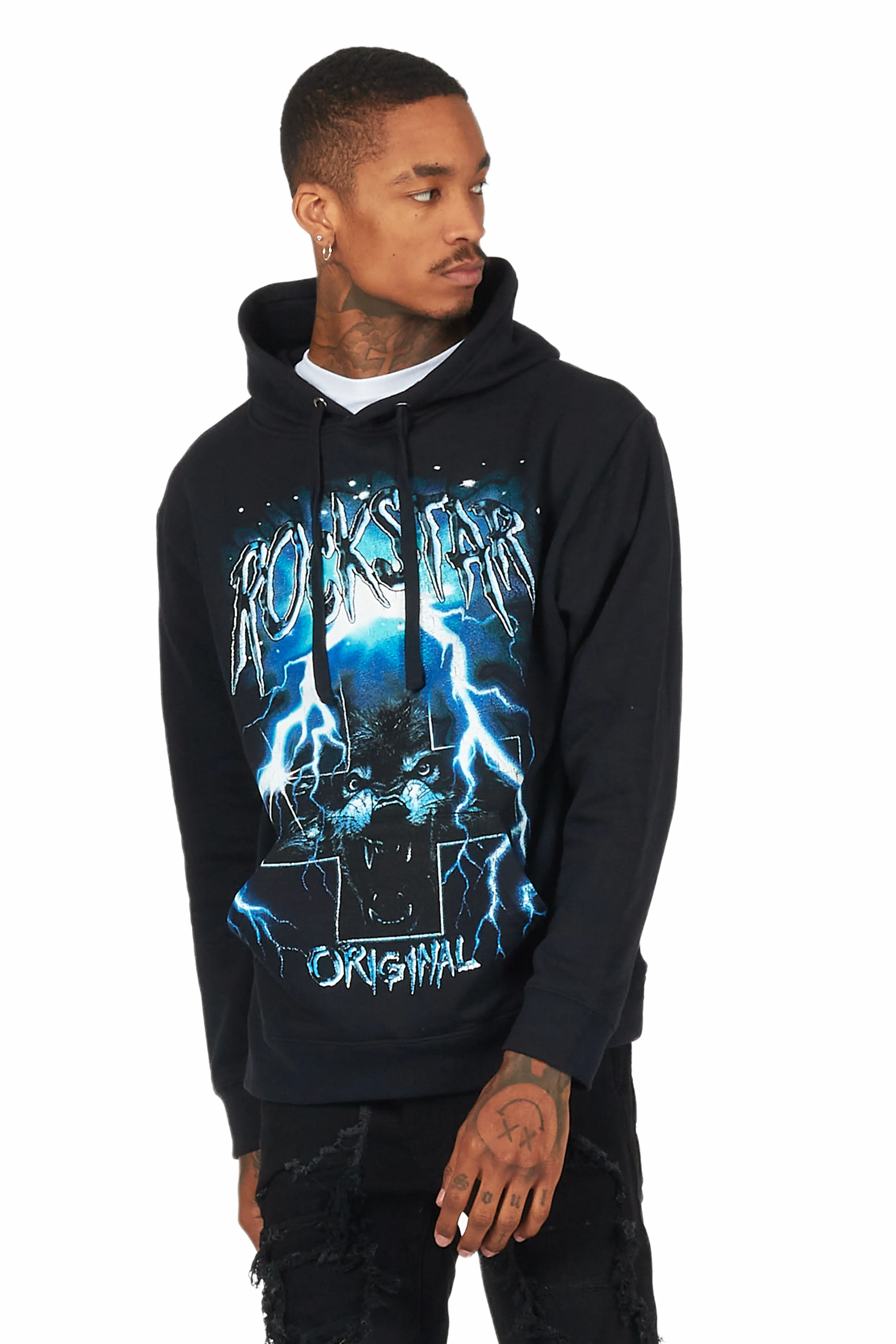 Bolk Black Graphic Hoodie - Image 4