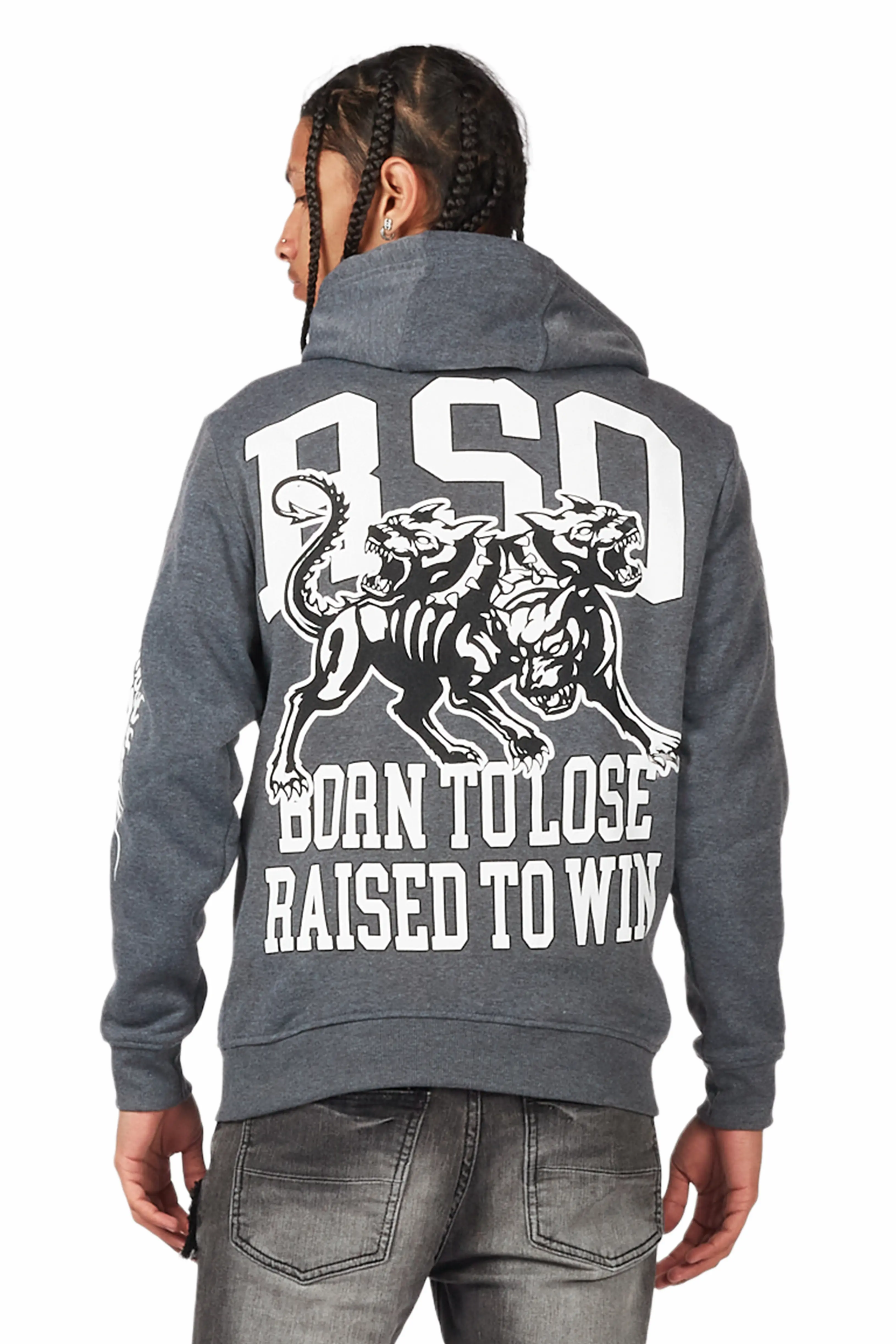 Fagan Charcoal Graphic Hoodie - Image 6