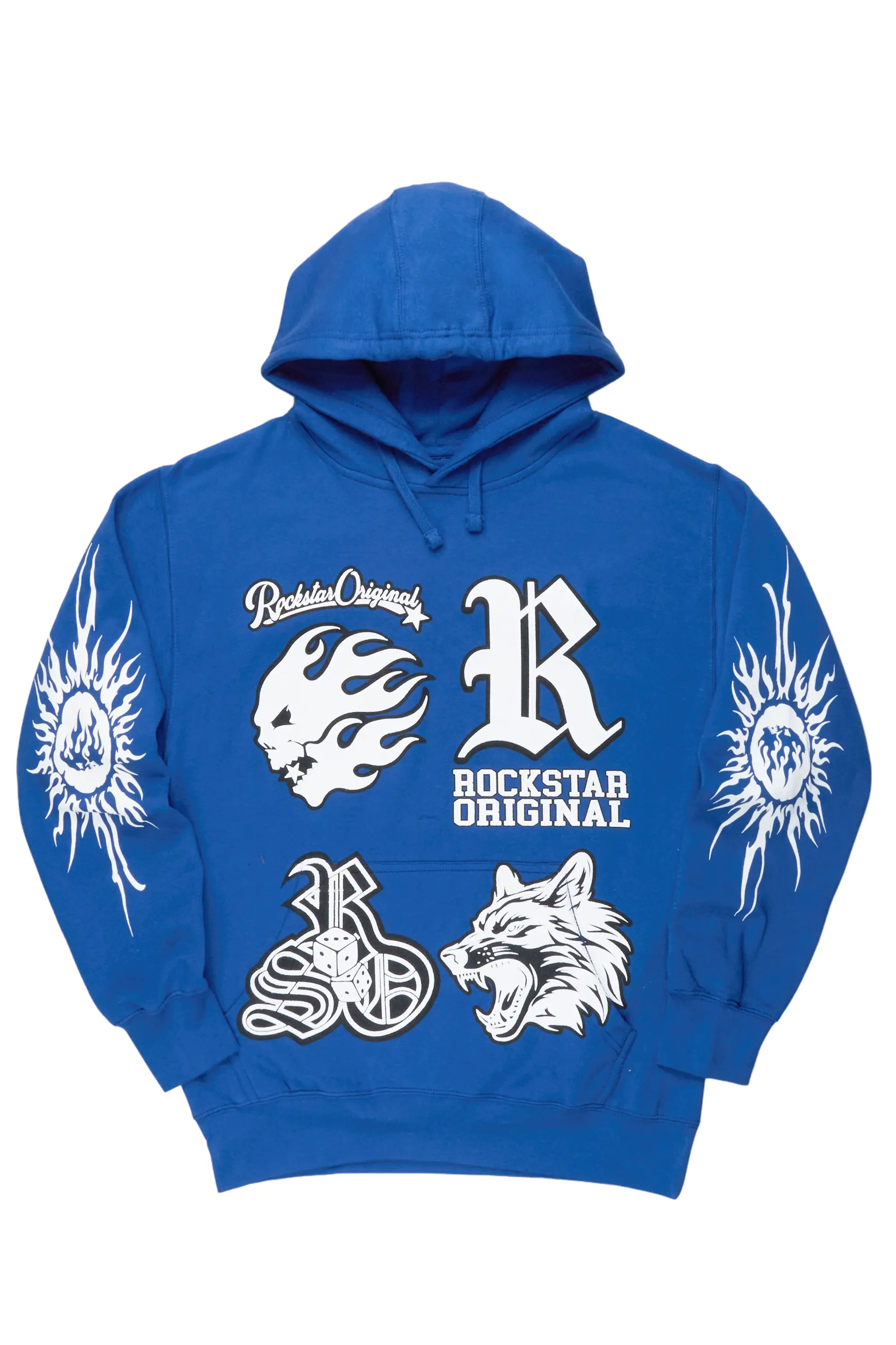 Fagan Royal Blue Graphic Hoodie - Image 2