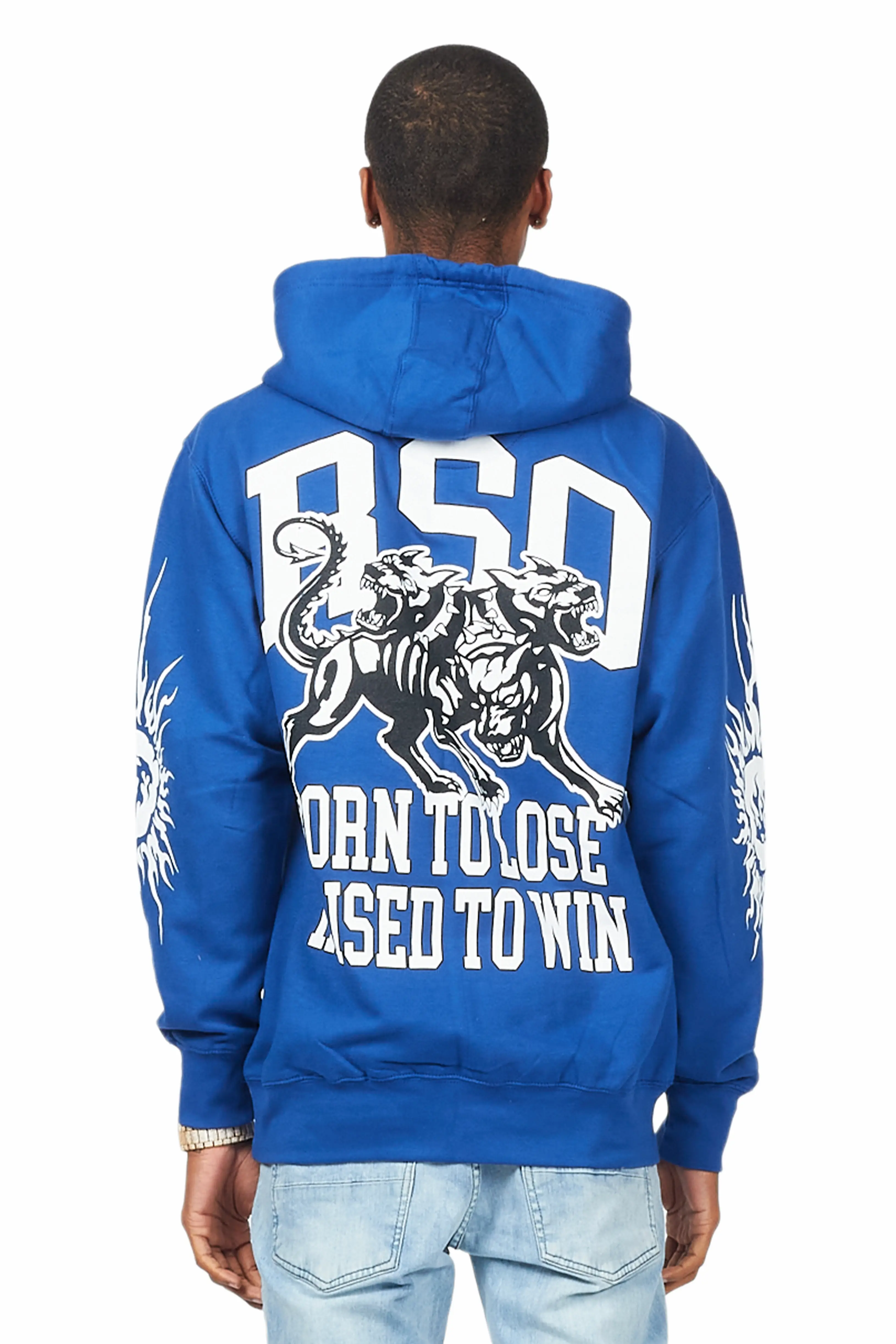 Fagan Royal Blue Graphic Hoodie - Image 5
