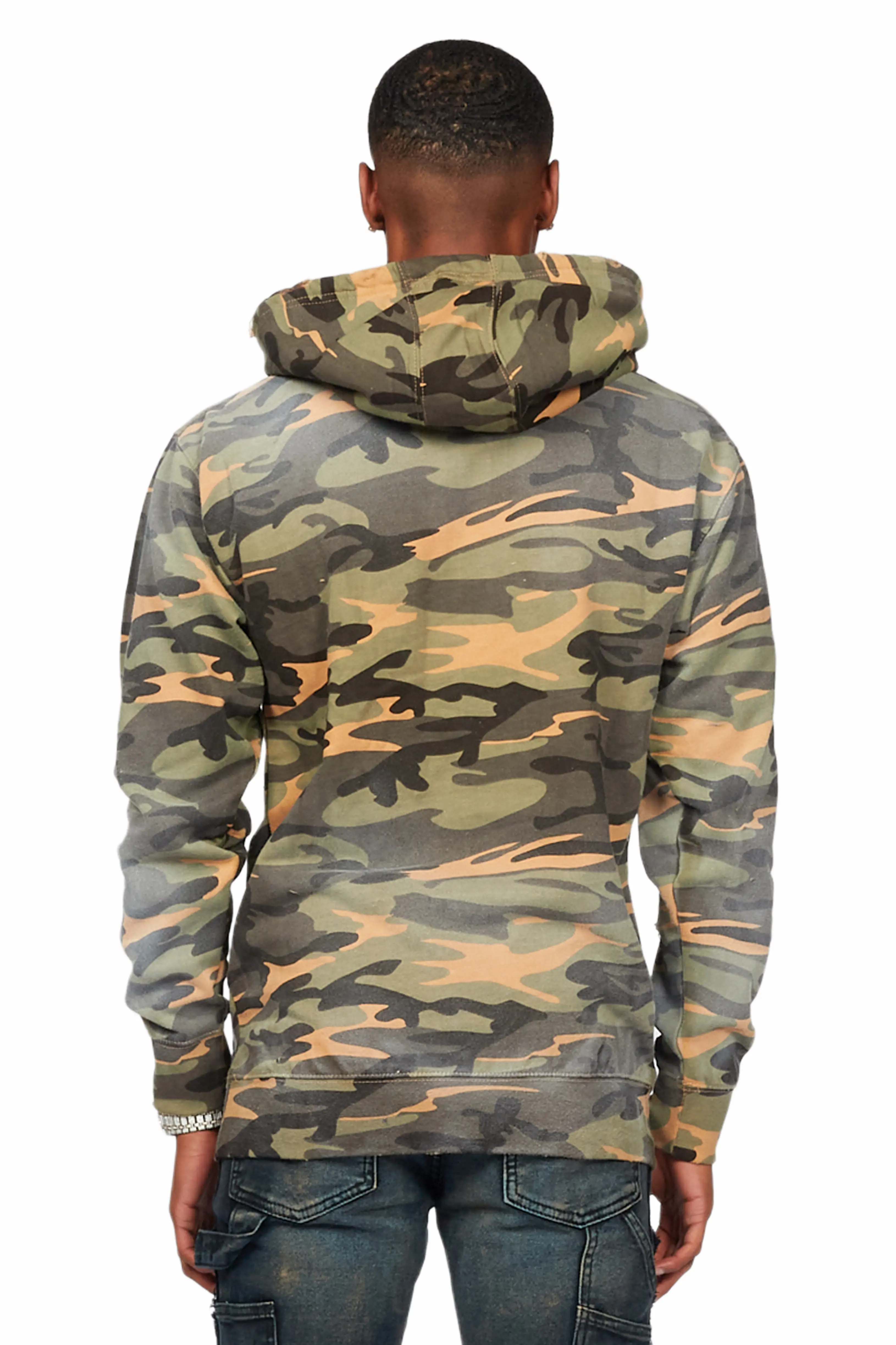 Zack Green Camo Graphic Hoodie - Image 4