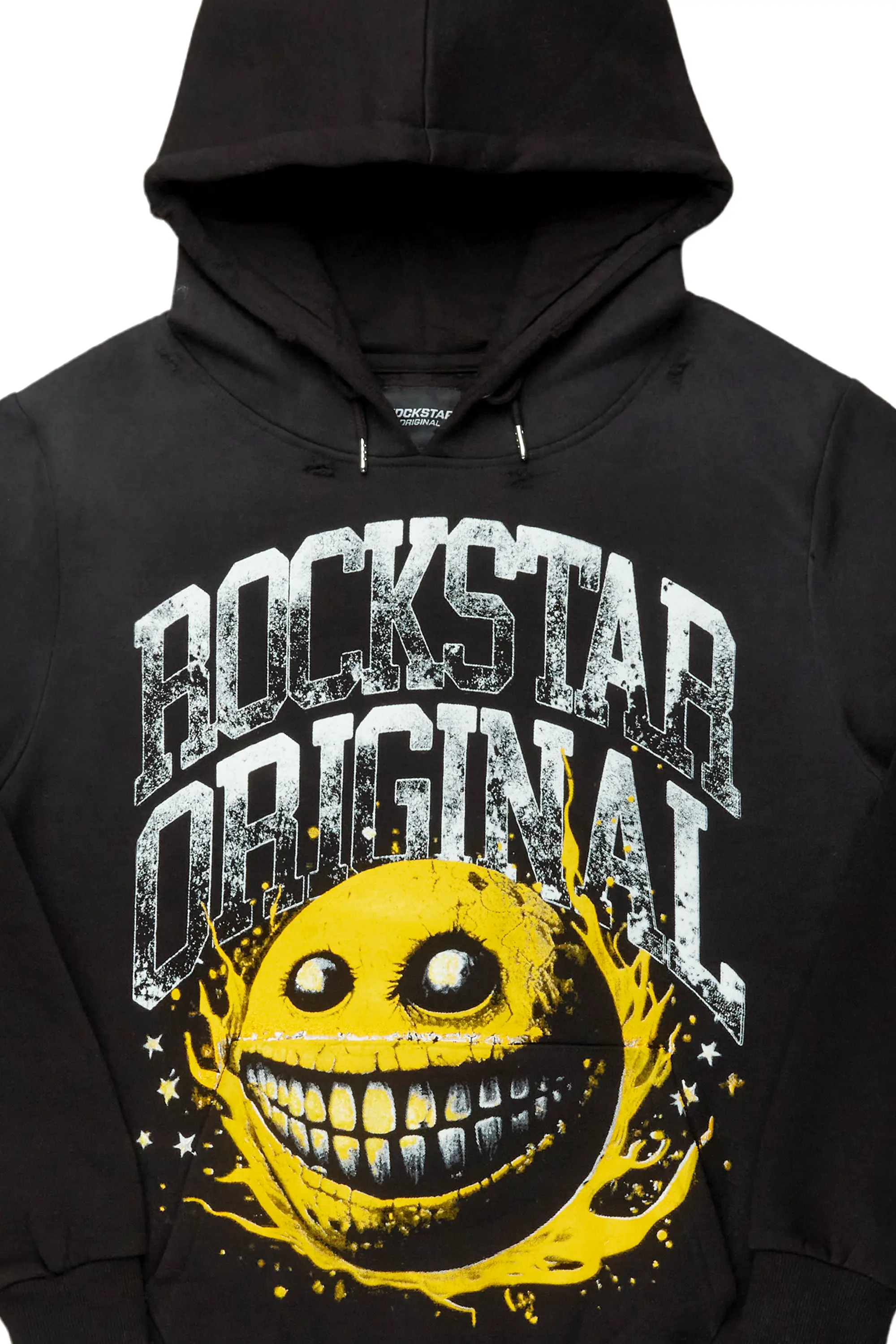Chuffed Black Graphic Hoodie - Image 5