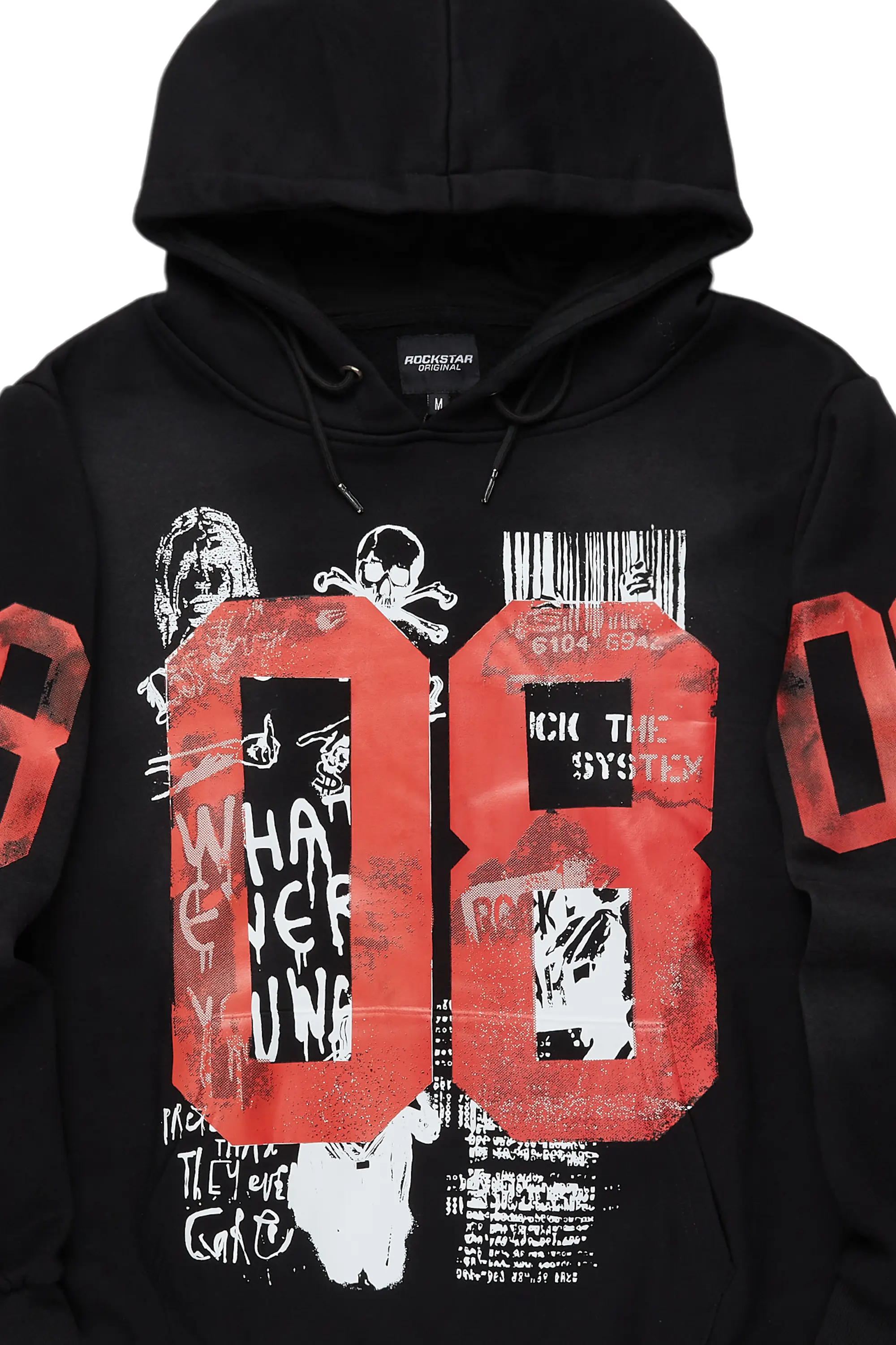 Grill Black Graphic Hoodie - Image 7