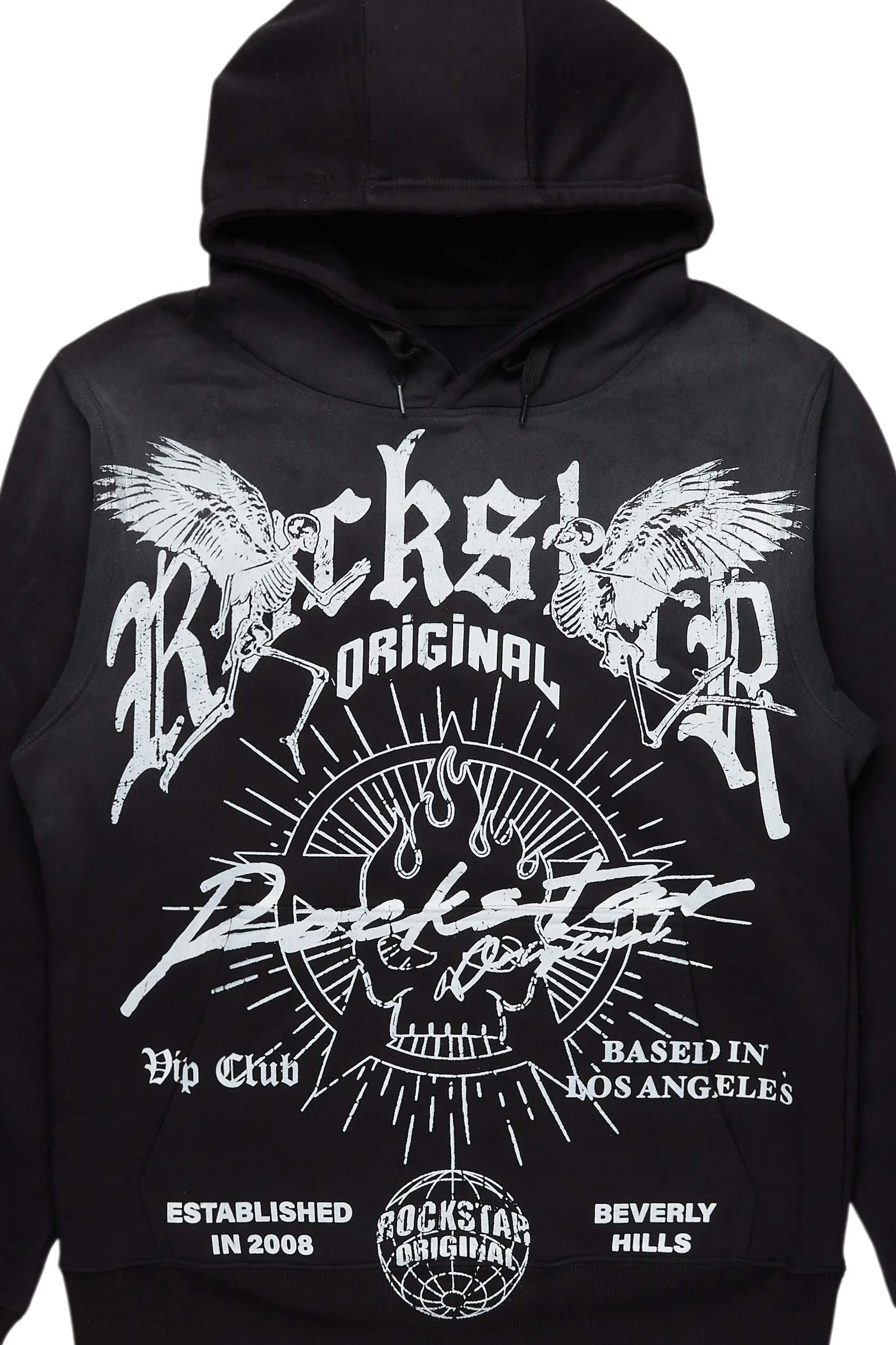 Tally Black Graphic Hoodie - Image 6