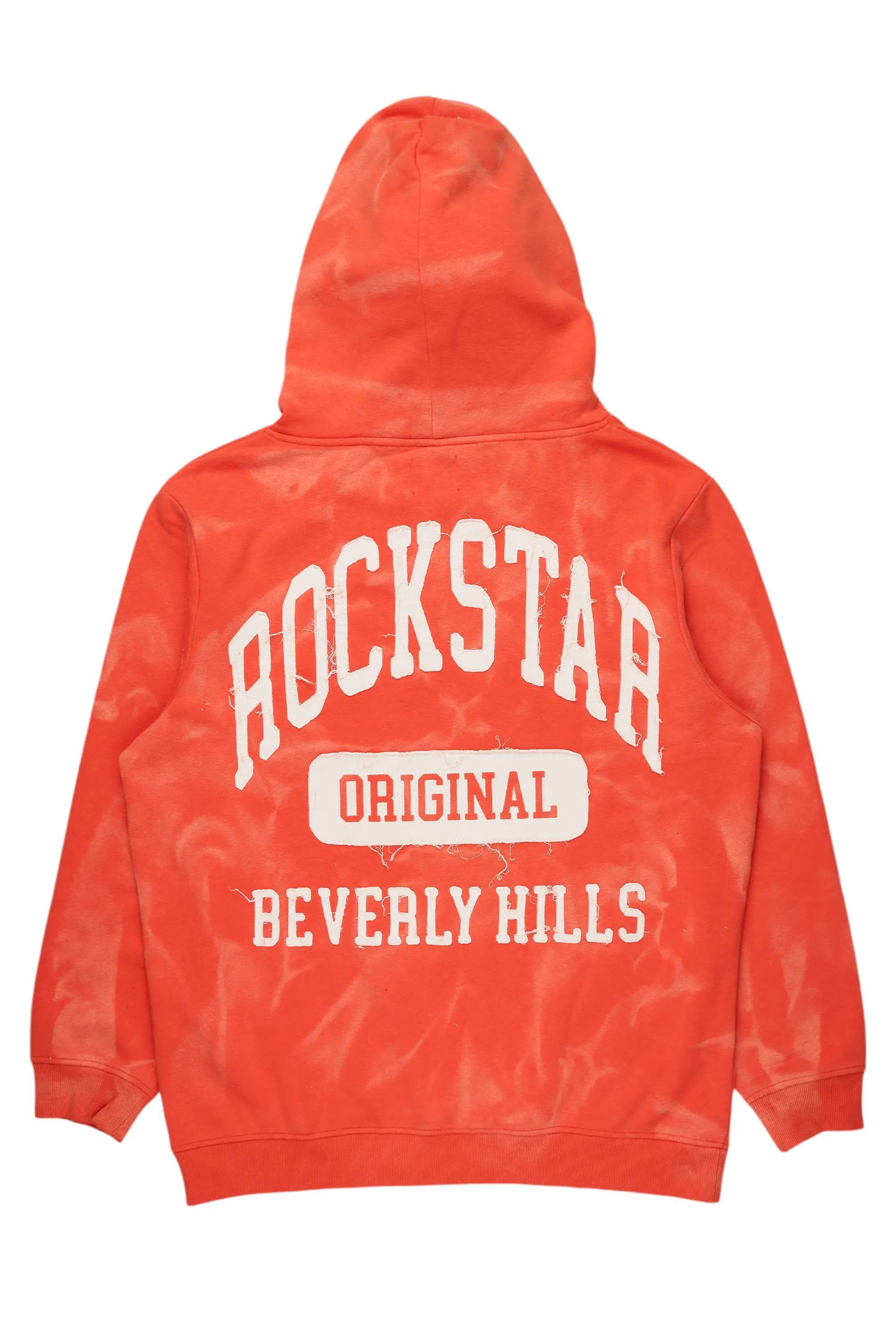 Karlo Orange Graphic Painter Hoodie - Image 3