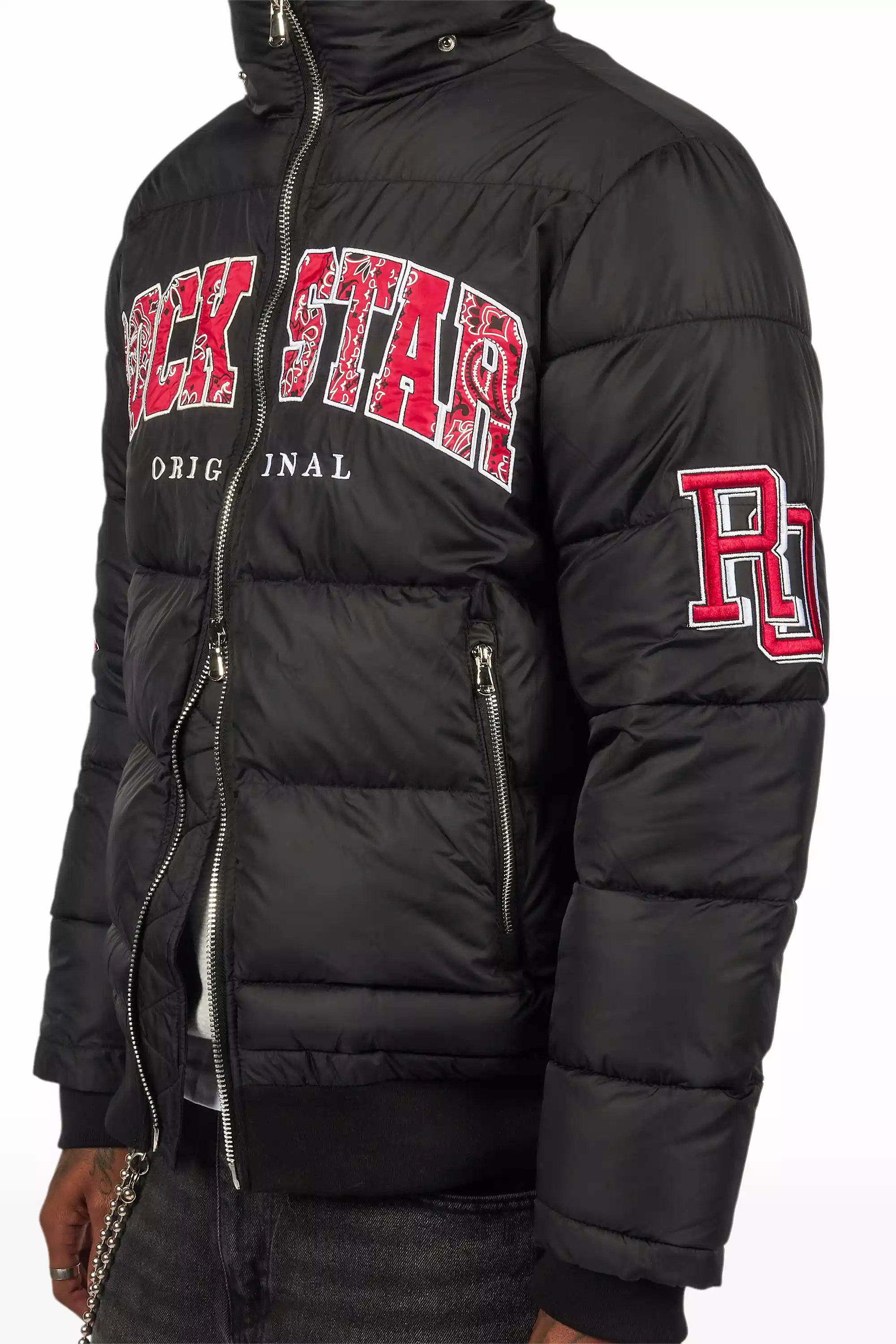 Basic Heather Grey Rockstar Hoodie - Image 3