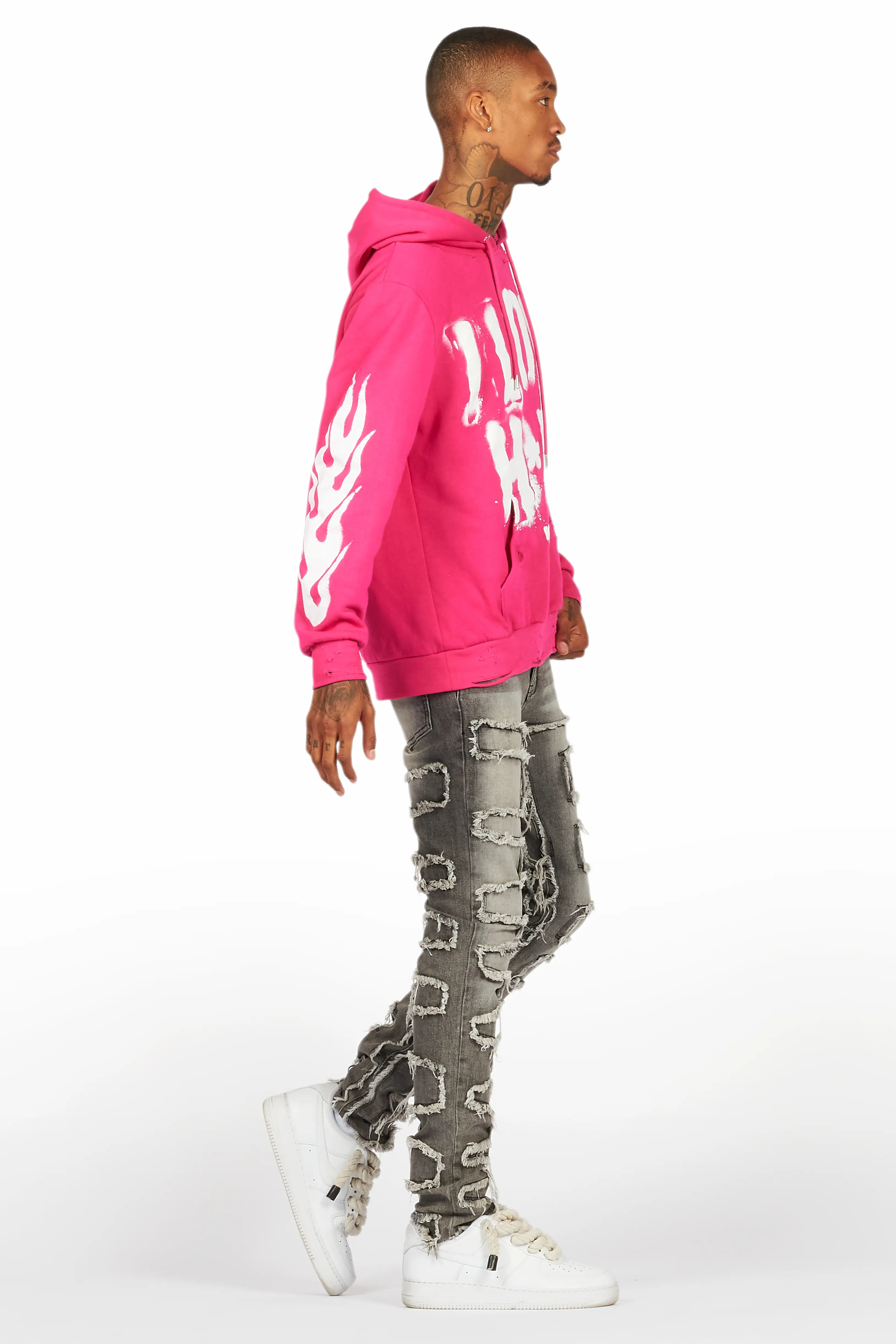 Banyan Fuchsia Graphic Hoodie - Image 3